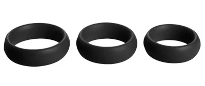 3 Piece Silicone Cock Ring Set - Image 4