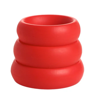 3 Piece Silicone Cock Ring Set - Image 5