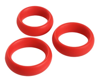 3 Piece Silicone Cock Ring Set - Image 6