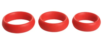 3 Piece Silicone Cock Ring Set - Image 7