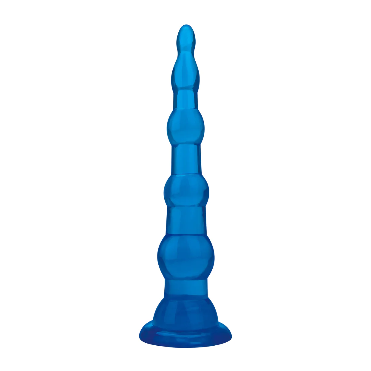 6.75" Anal Beades With Suction Base by Blue Line - Image 3