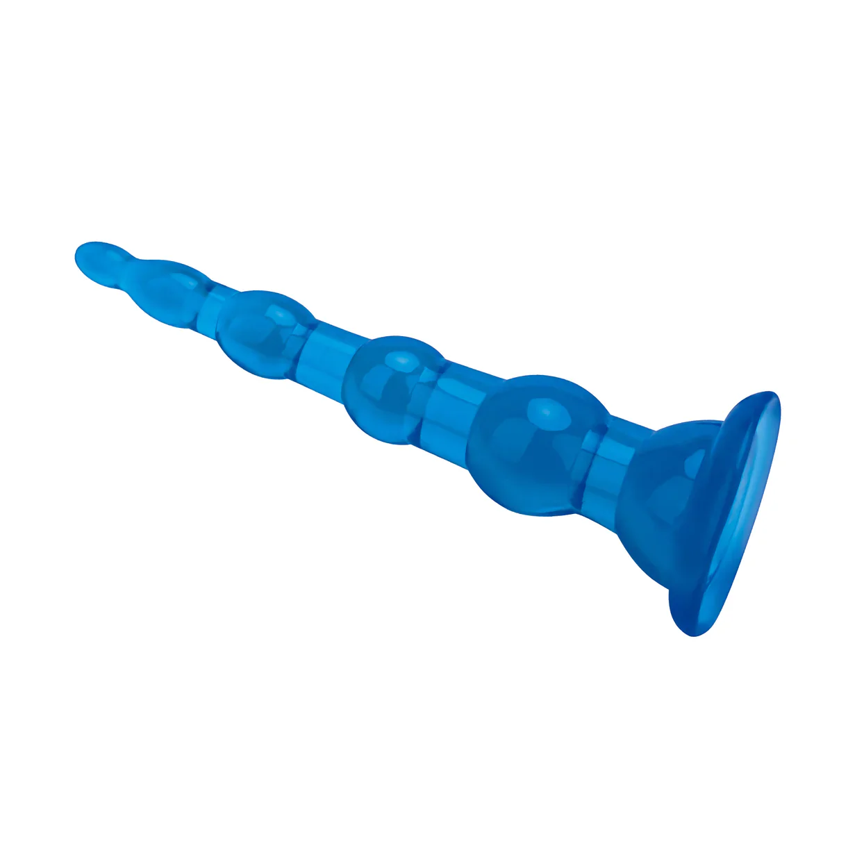 6.75" Anal Beades With Suction Base by Blue Line - Image 4