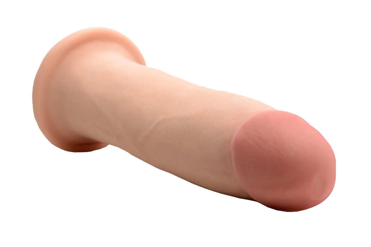 9 Inch Ultra Real Dual Layer Suction Cup dildo w/o Balls by USA Cocks - Light Skin Tone - Image 3