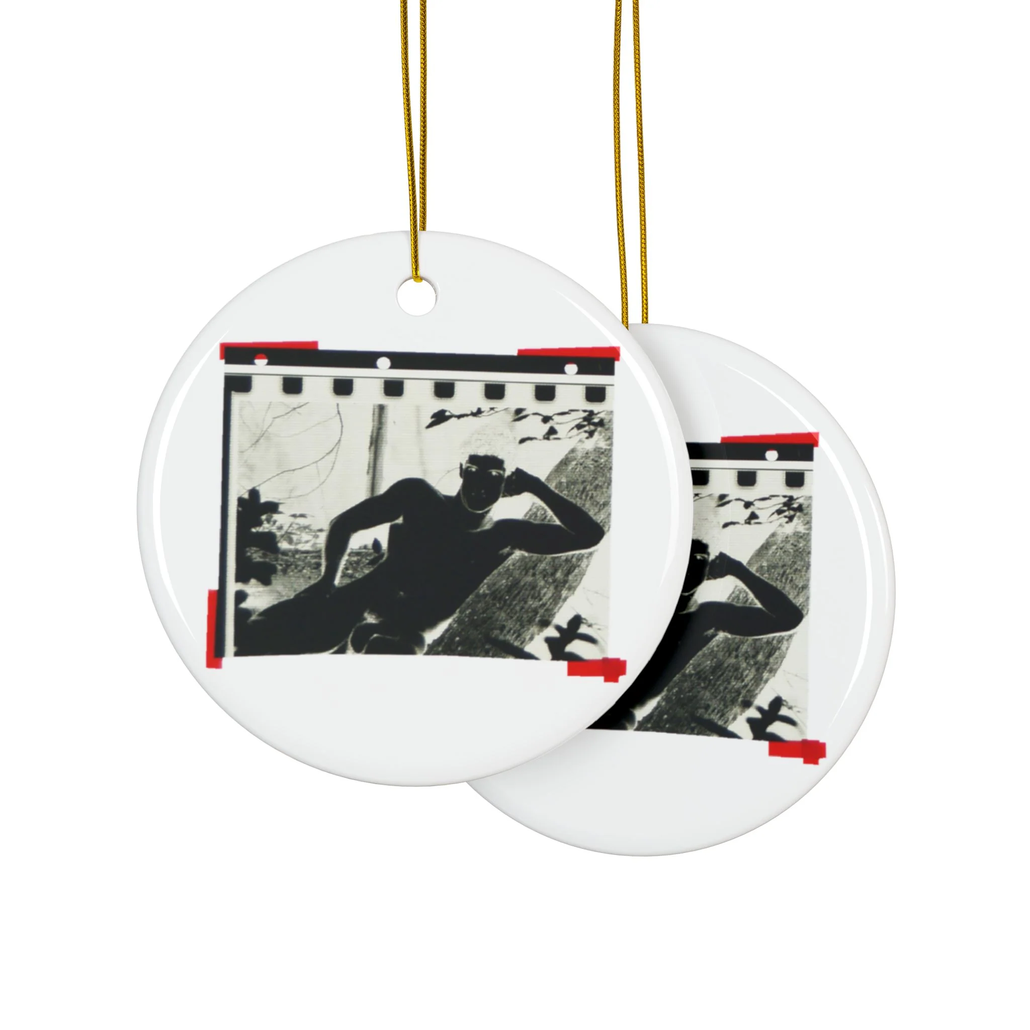 90S VINTAGE GAY PORN TRANSPARENCY #2 Ceramic Ornaments (1pc, 3pcs, 5pcs, 10pcs) - Image 10