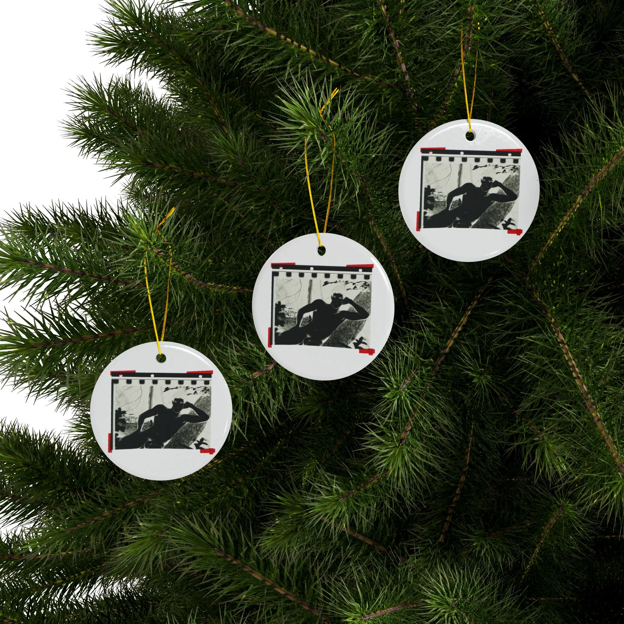 90S VINTAGE GAY PORN TRANSPARENCY #2 Ceramic Ornaments (1pc, 3pcs, 5pcs, 10pcs) - Image 9