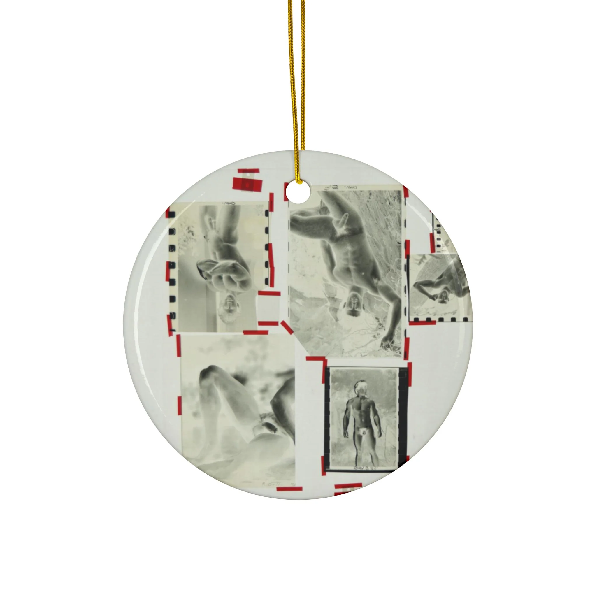 90S VINTAGE GAY PORN TRANSPARENCY #3 Ceramic Ornaments (1pc, 3pcs, 5pcs, 10pcs) - Image 5