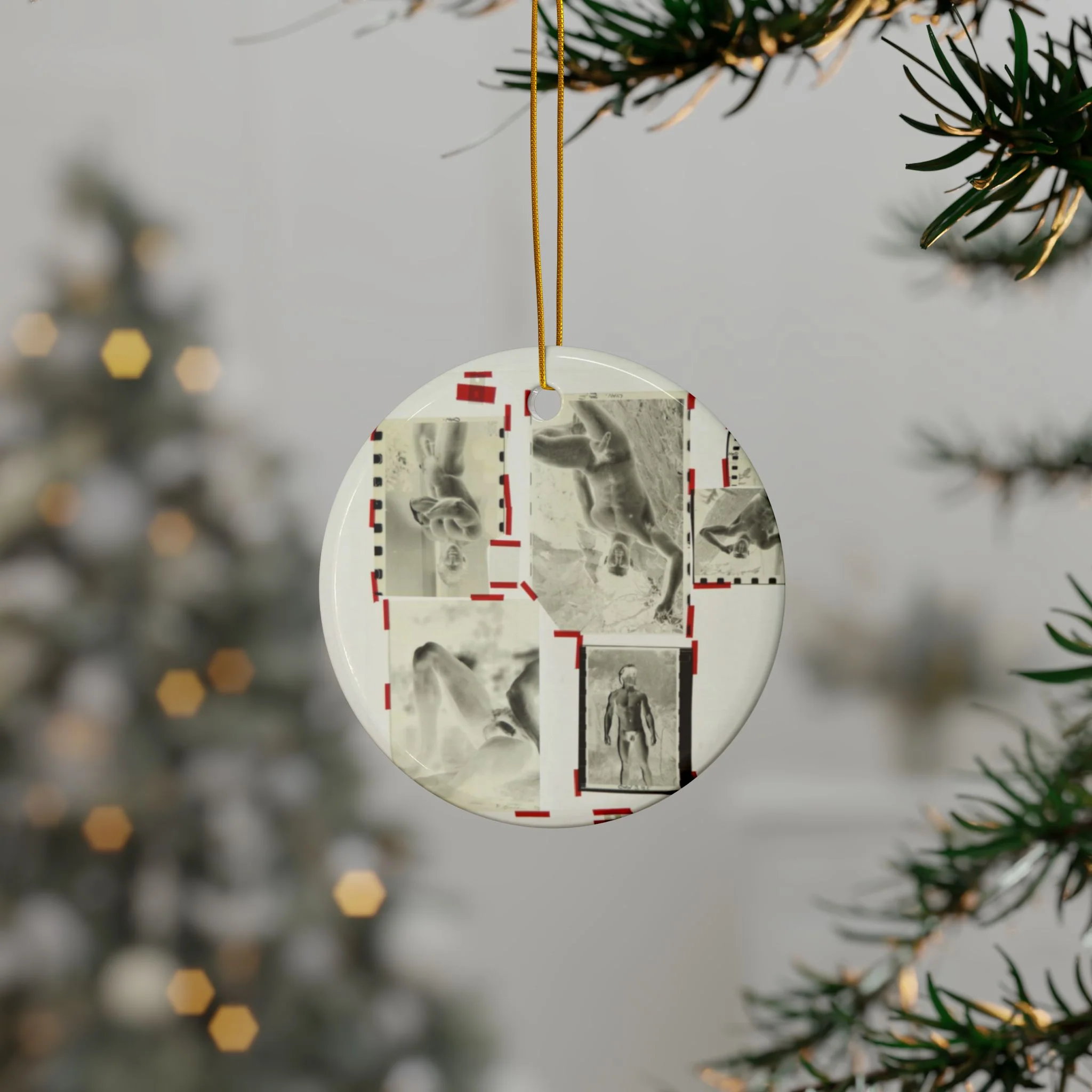 90S VINTAGE GAY PORN TRANSPARENCY #3 Ceramic Ornaments (1pc, 3pcs, 5pcs, 10pcs) - Image 8