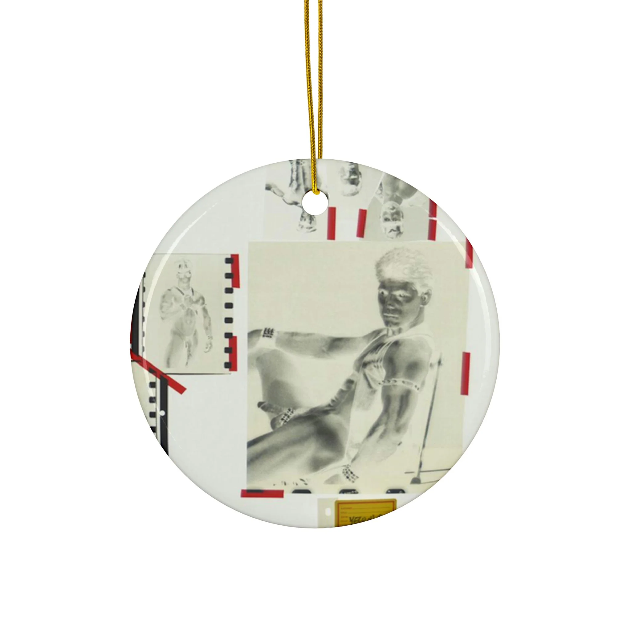 90S VINTAGE GAY PORN TRANSPARENCY #4 Ceramic Ornaments (1pc, 3pcs, 5pcs, 10pcs) - Image 5