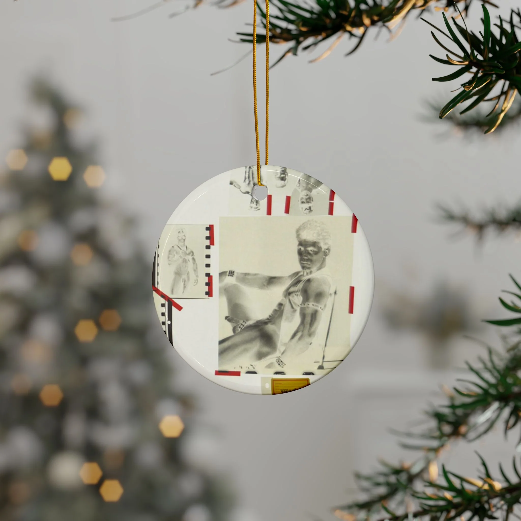 90S VINTAGE GAY PORN TRANSPARENCY #4 Ceramic Ornaments (1pc, 3pcs, 5pcs, 10pcs) - Image 8