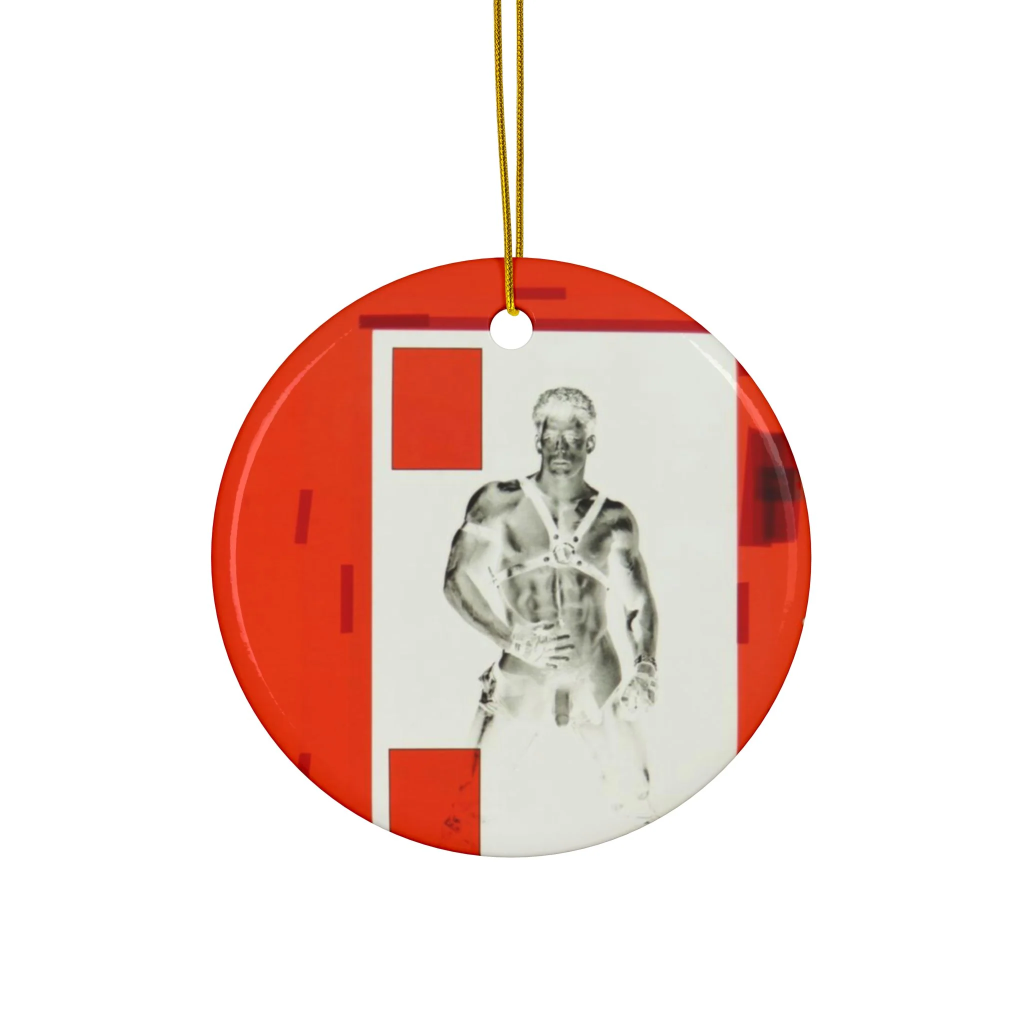90S VINTAGE GAY PORN TRANSPARENCY #5 Ceramic Ornaments (1pc, 3pcs, 5pcs, 10pcs) - Image 4