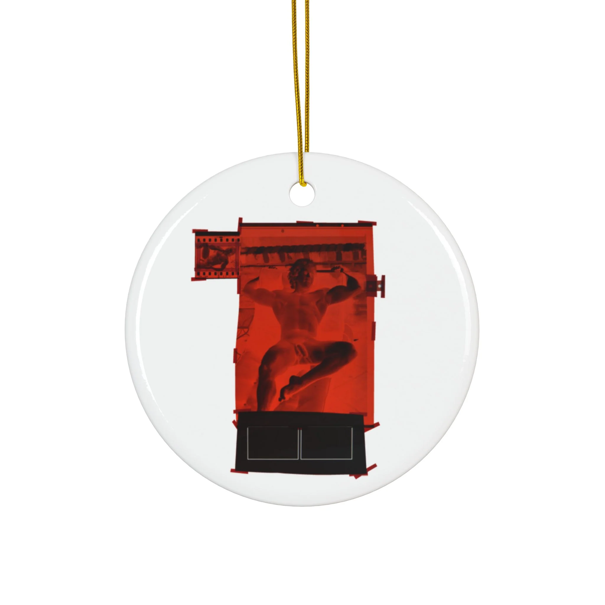 90S VINTAGE GAY PORN TRANSPARENCY #7 Ceramic Ornaments (1pc, 3pcs, 5pcs, 10pcs) - Image 3