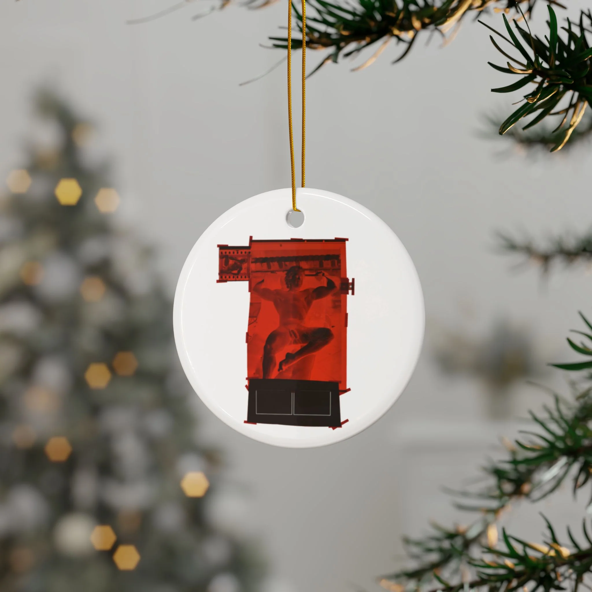 90S VINTAGE GAY PORN TRANSPARENCY #7 Ceramic Ornaments (1pc, 3pcs, 5pcs, 10pcs) - Image 8