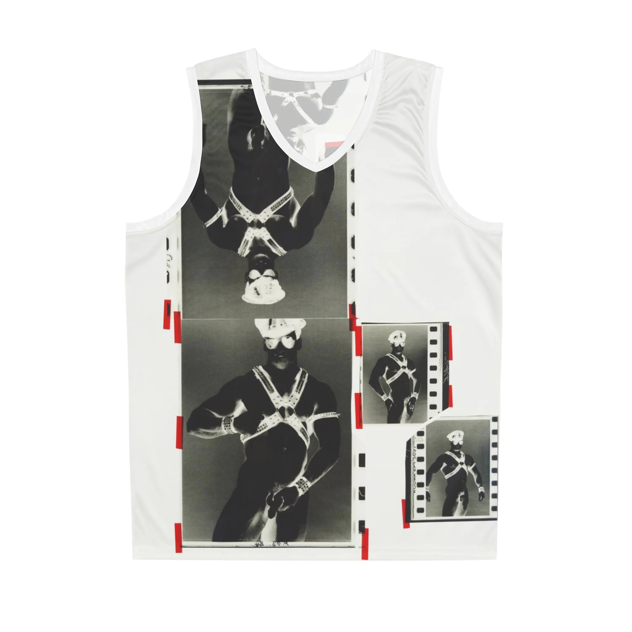 90S VINTAGE GAY PORN TRANSPARENCY Basketball Jersey - Image 6