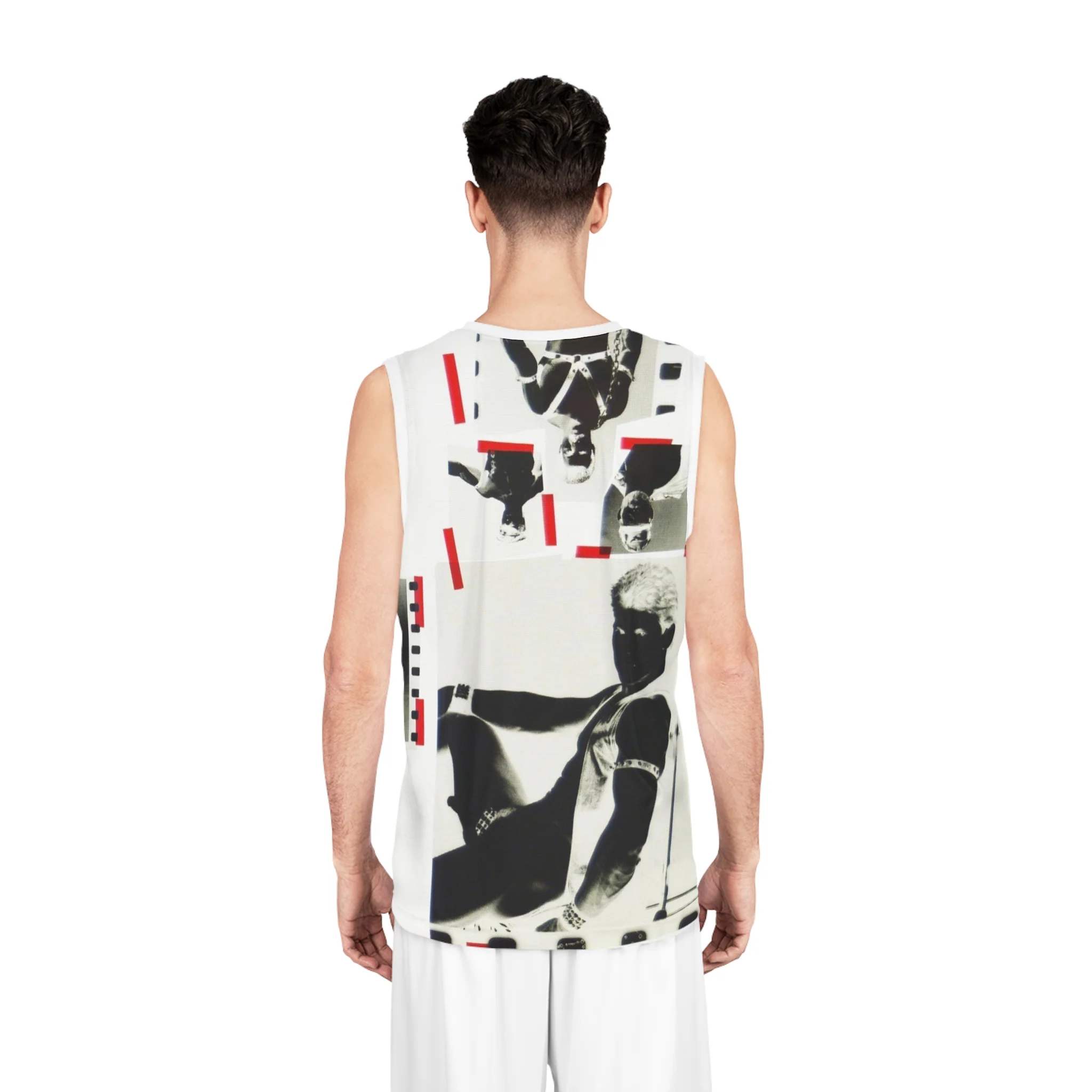 90S VINTAGE GAY PORN TRANSPARENCY Basketball Jersey - Image 9