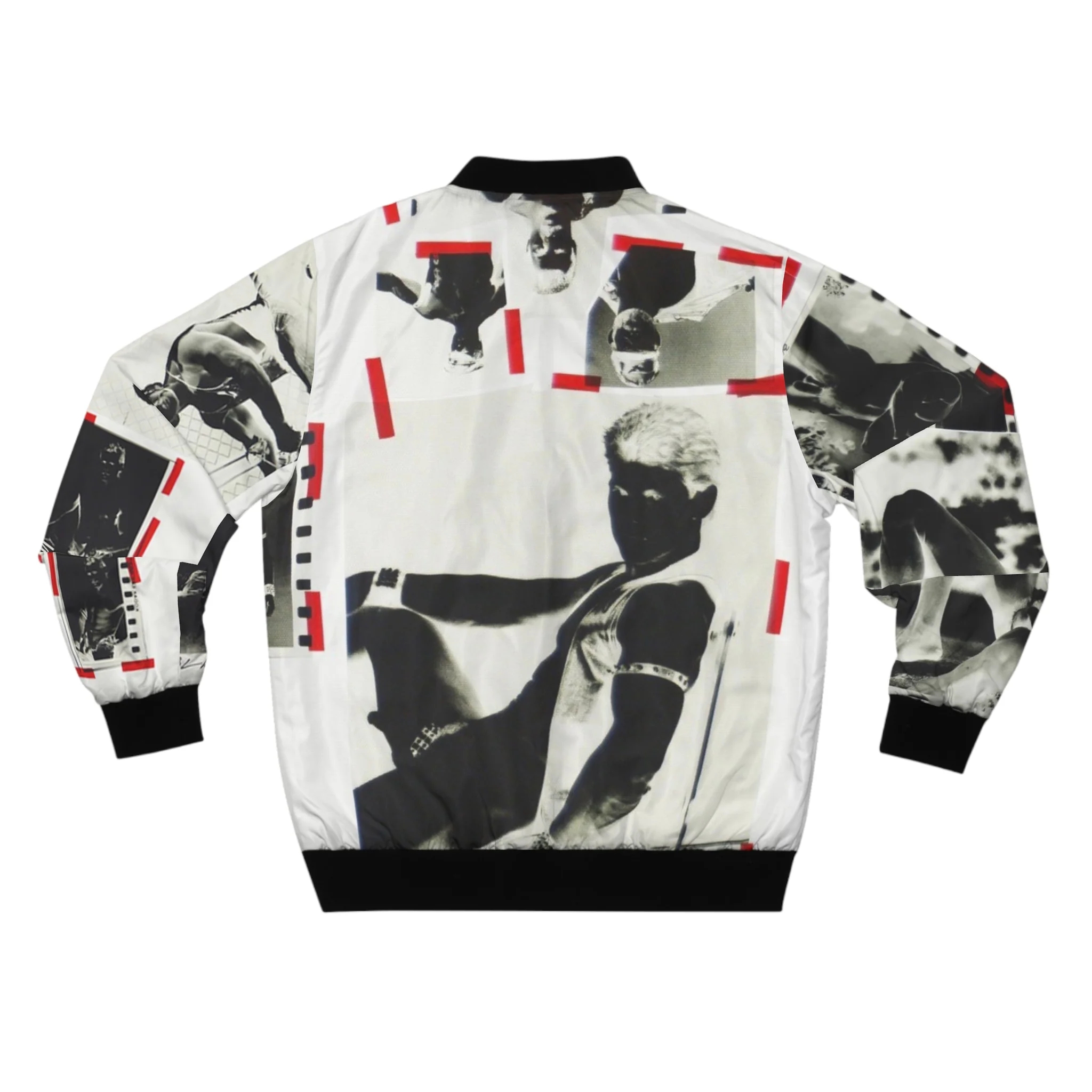 90S VINTAGE GAY PORN TRANSPARENCY Bomber Jacket - Image 2