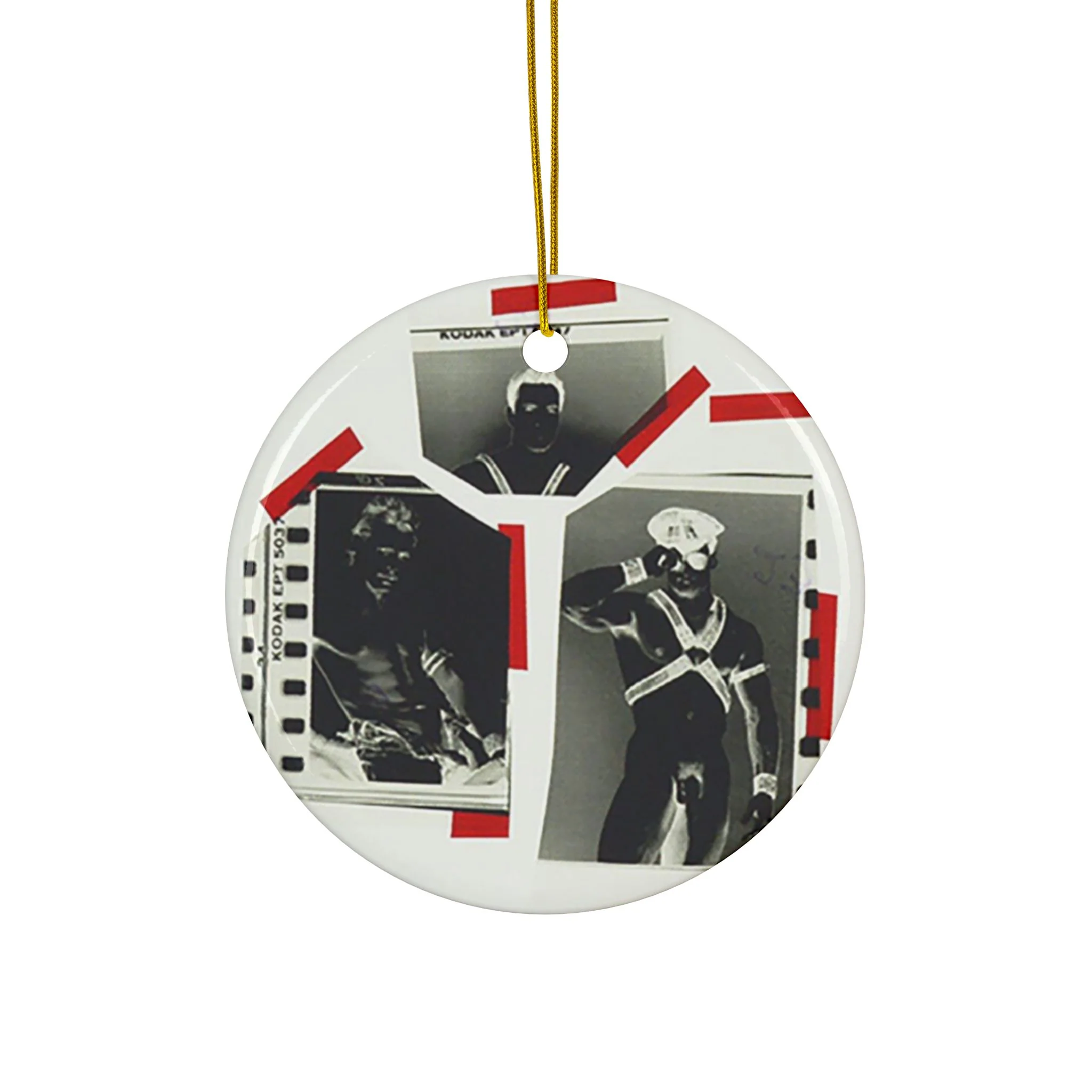 90S VINTAGE GAY PORN TRANSPARENCY Ceramic Ornaments (1pc, 3pcs, 5pcs, 10pcs) - Image 4