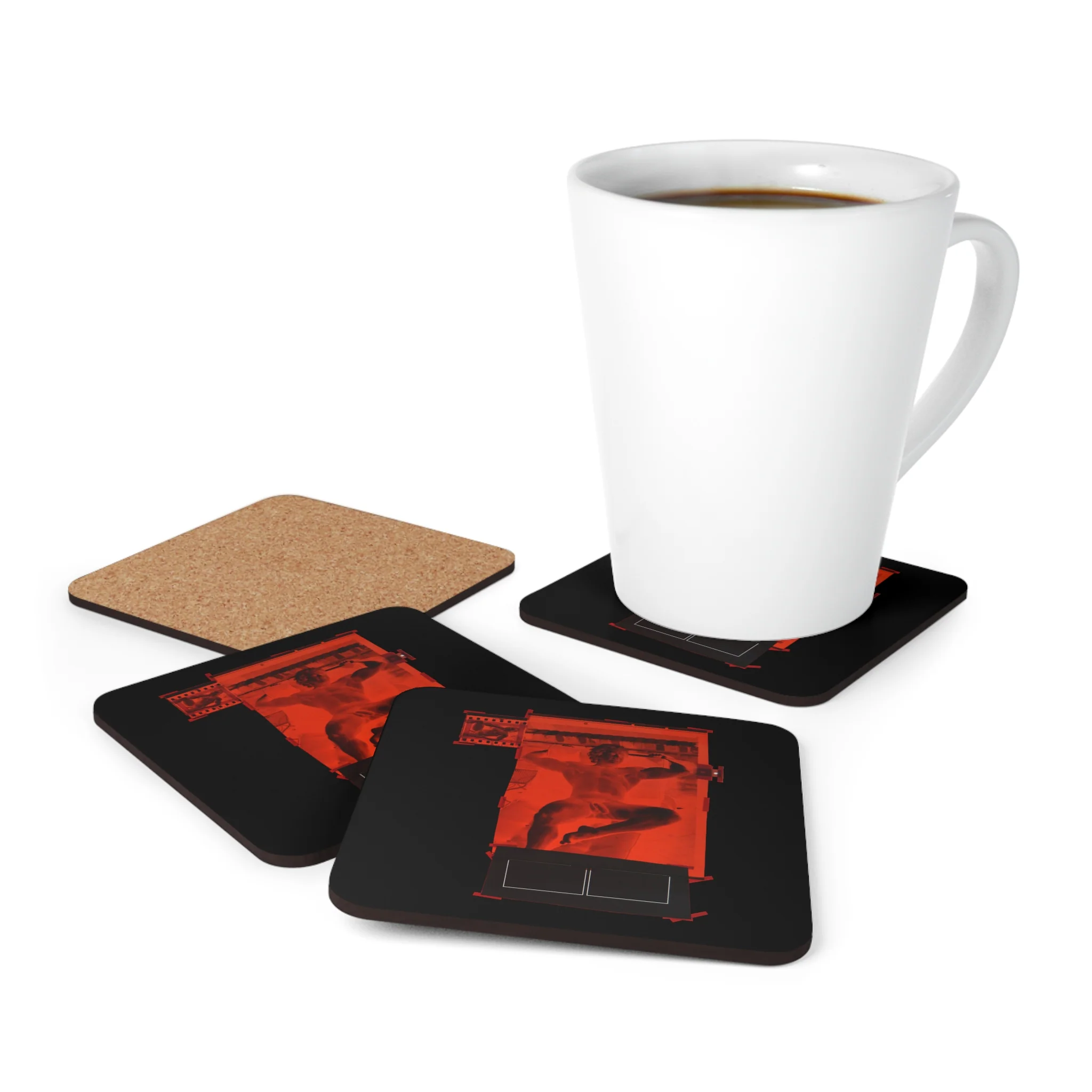 90S VINTAGE GAY PORN TRANSPARENCY Coaster Set #5 - Image 4