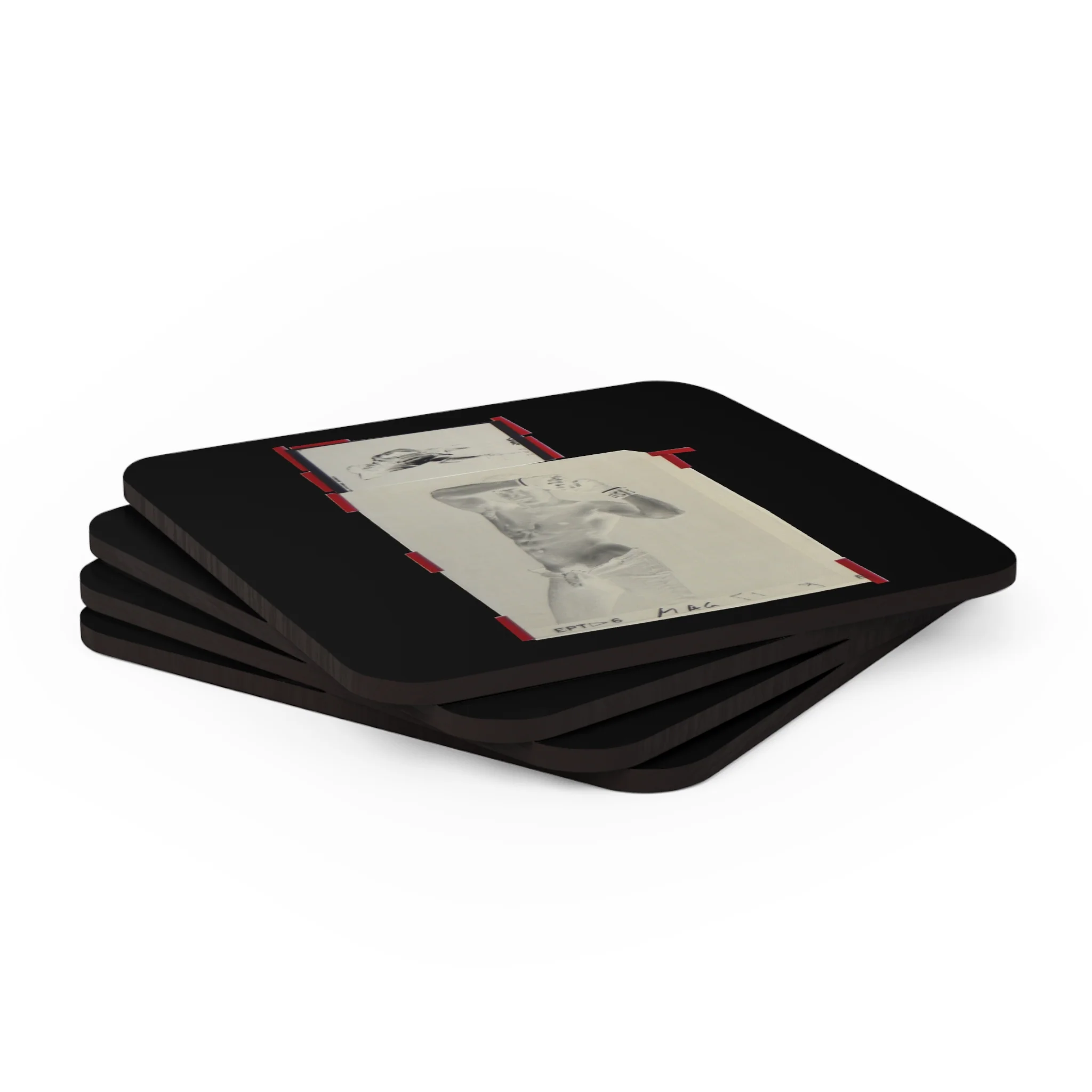 90S VINTAGE GAY PORN TRANSPARENCY Coaster Set #4 - Image 3