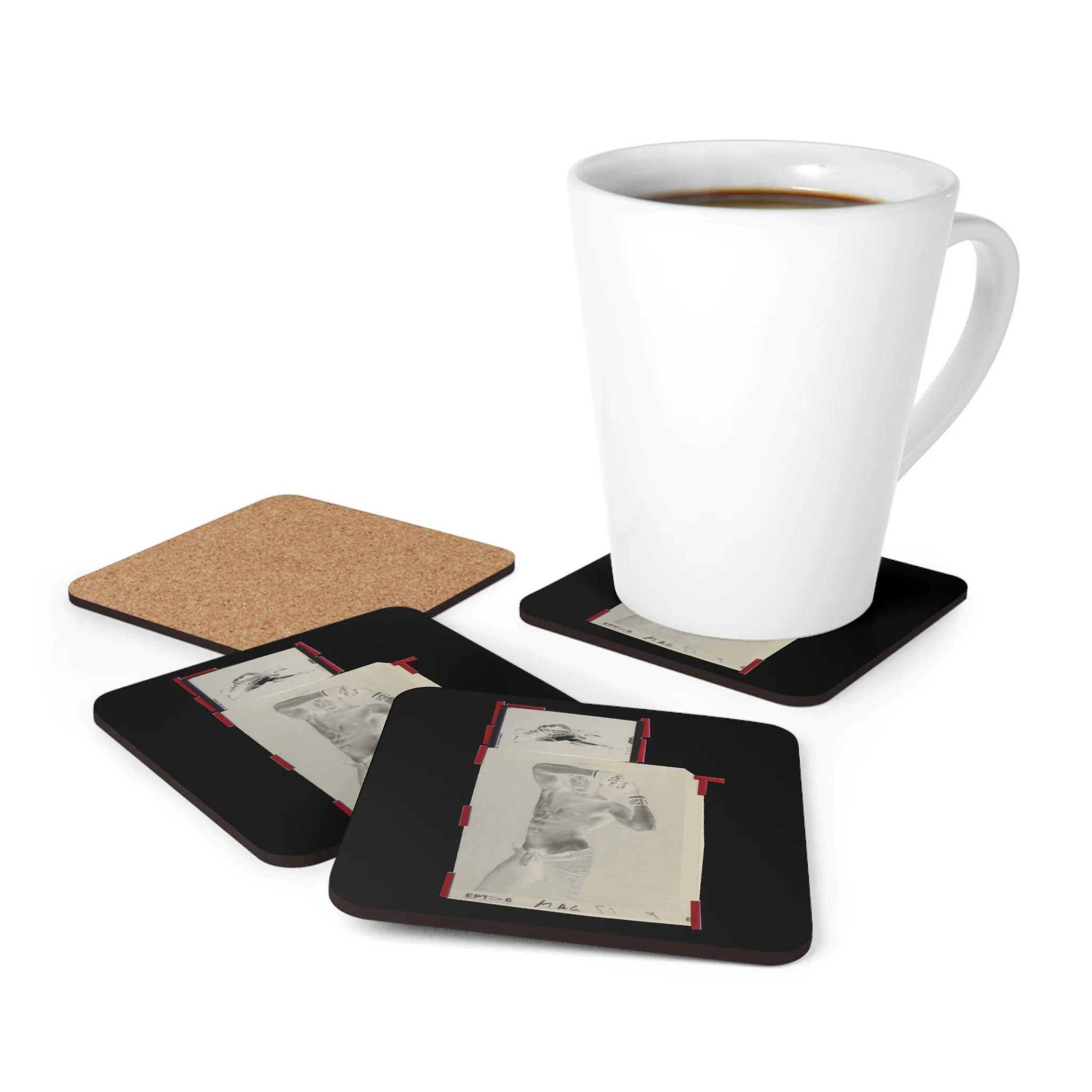 90S VINTAGE GAY PORN TRANSPARENCY Coaster Set #4 - Image 4