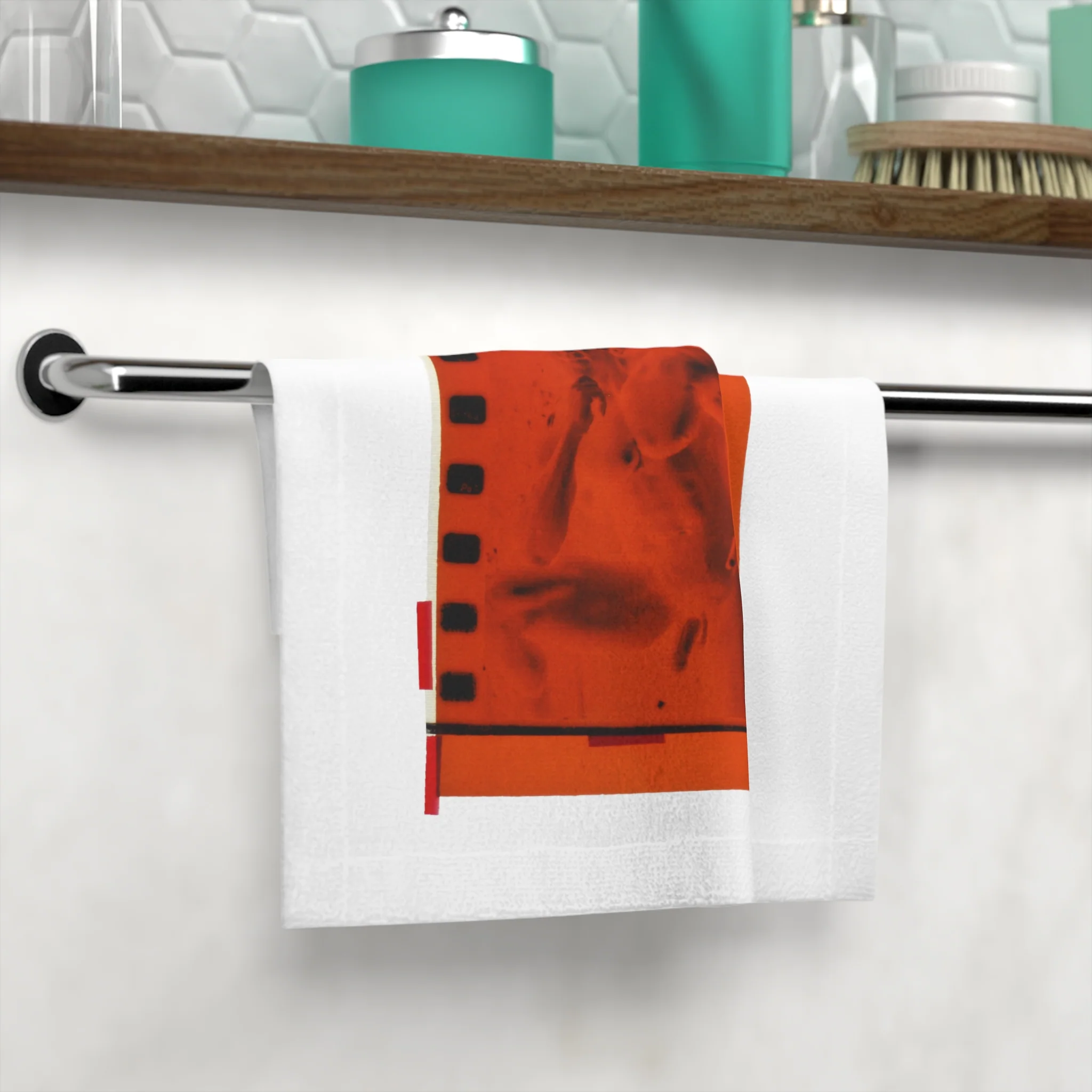 90S VINTAGE GAY PORN TRANSPARENCY cum Towel #1 - Image 4