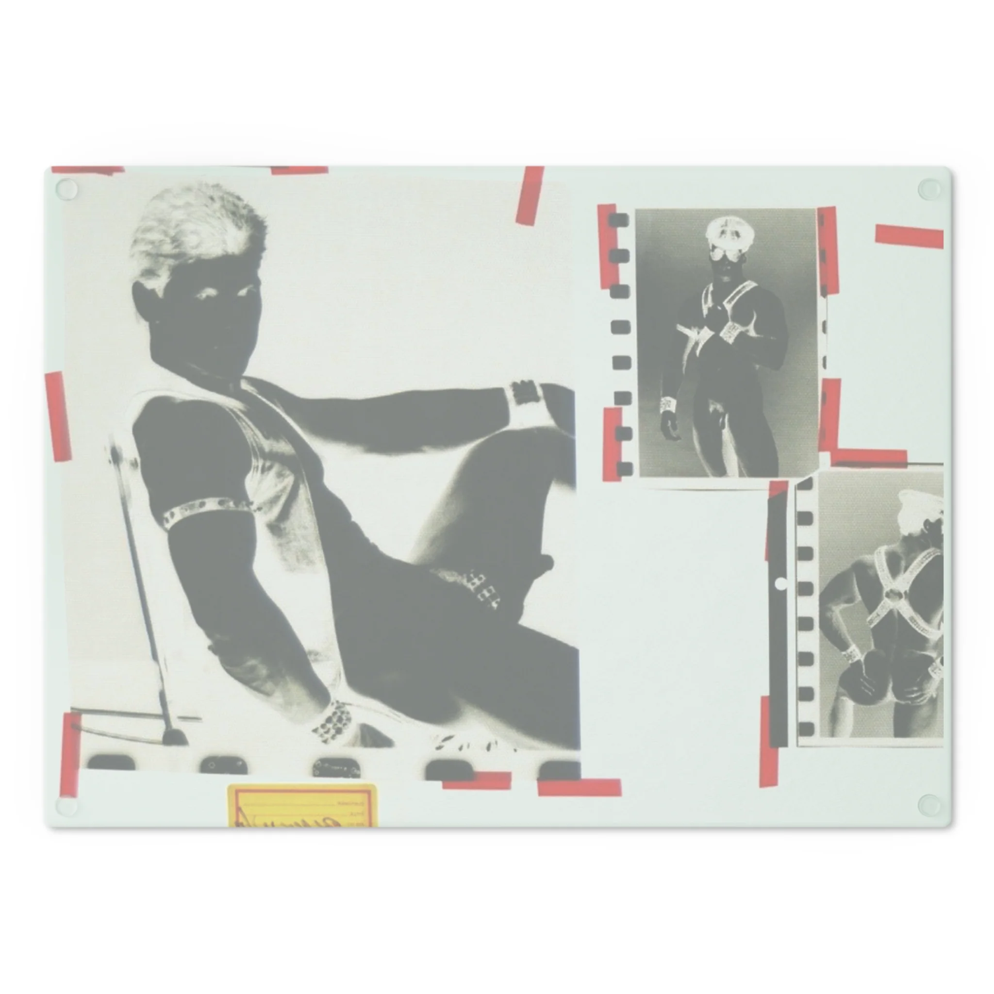 90S VINTAGE GAY PORN TRANSPARENCY Cutting Board - Image 3