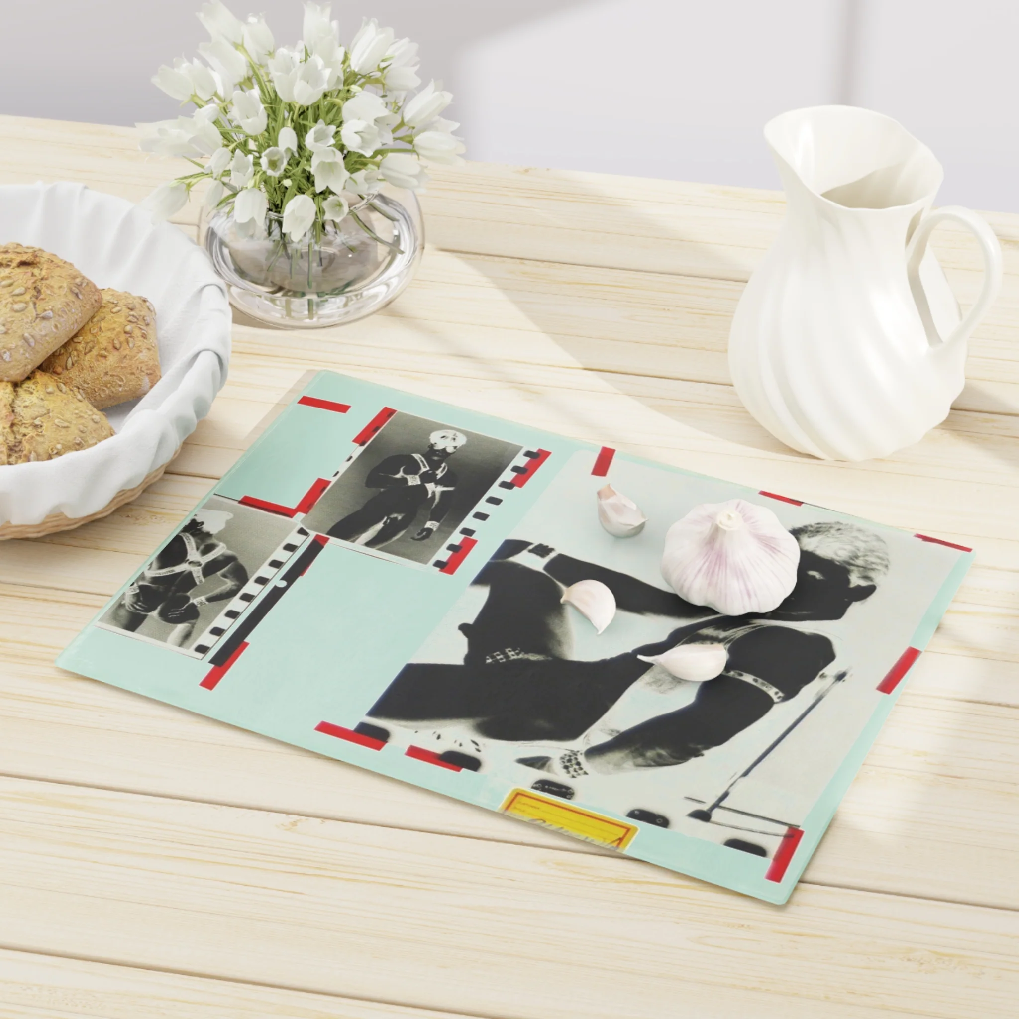 90S VINTAGE GAY PORN TRANSPARENCY Cutting Board - Image 5