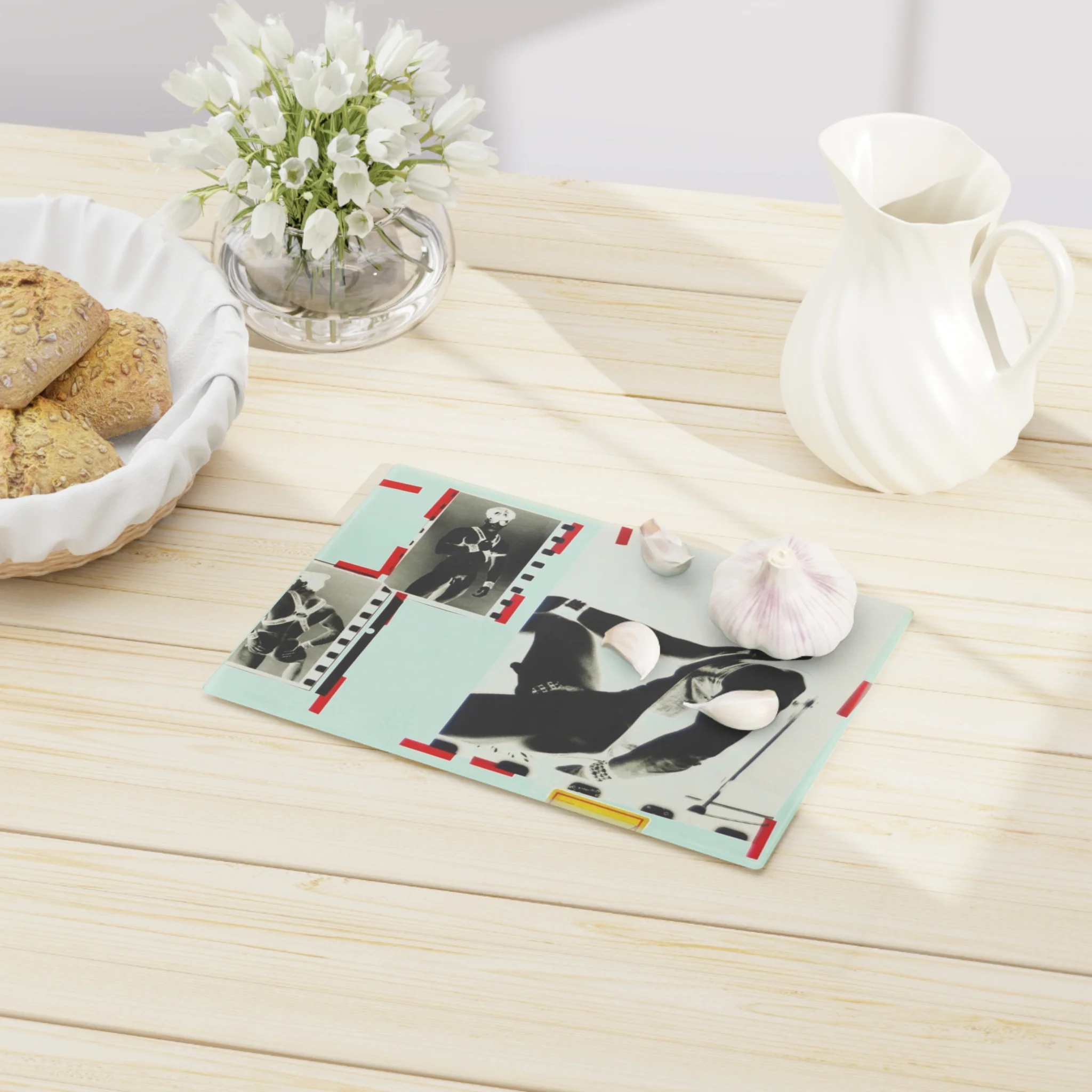90S VINTAGE GAY PORN TRANSPARENCY Cutting Board - Image 8