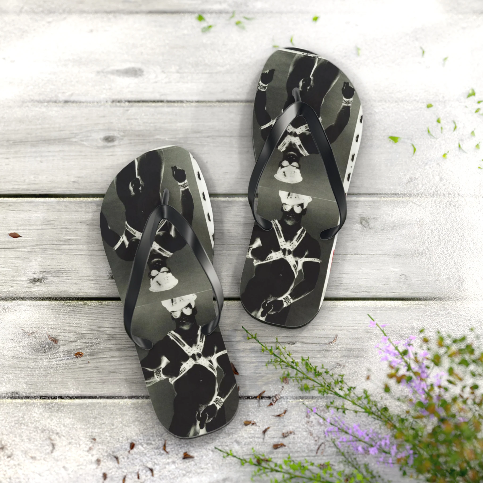 90S VINTAGE GAY PORN TRANSPARENCY Flip Flops - Image 20
