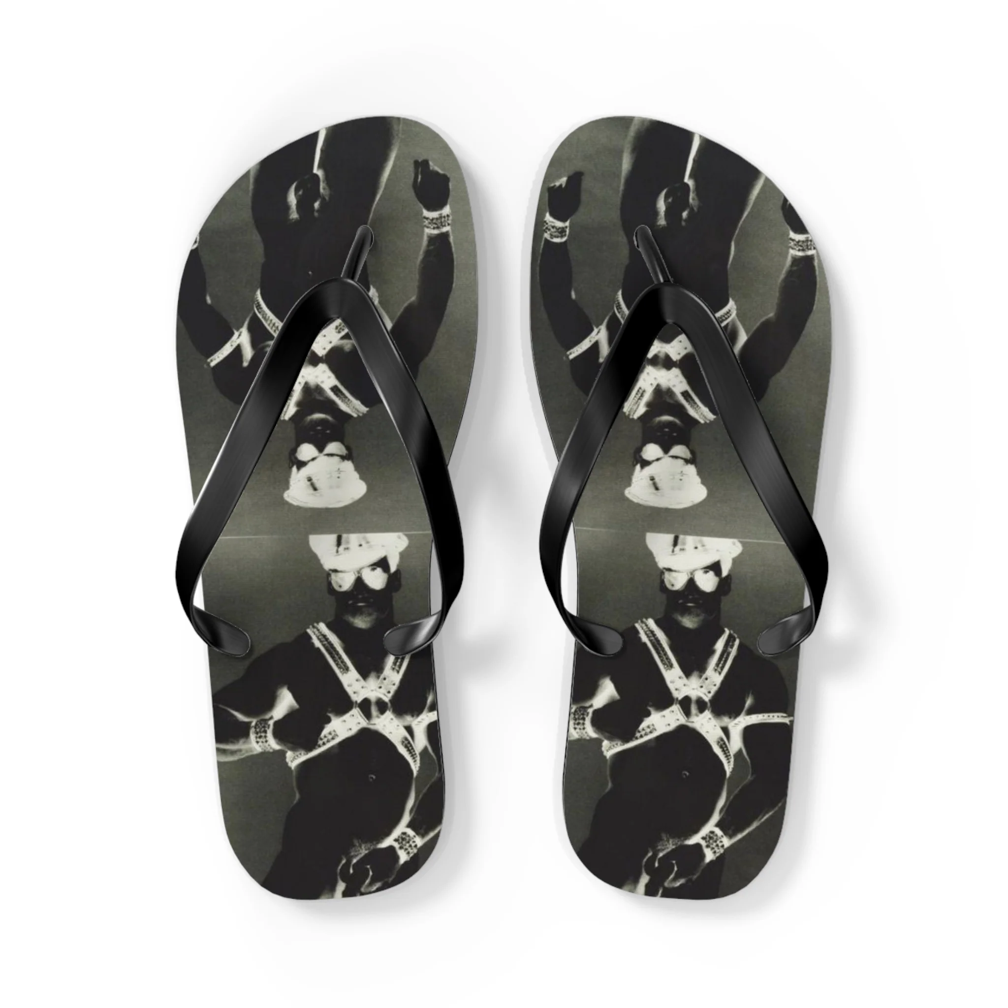 90S VINTAGE GAY PORN TRANSPARENCY Flip Flops - Image 5