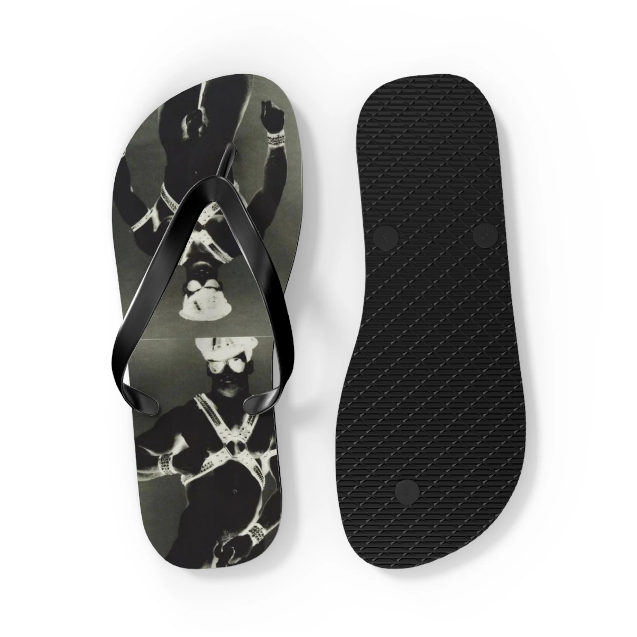90S VINTAGE GAY PORN TRANSPARENCY Flip Flops - Image 6