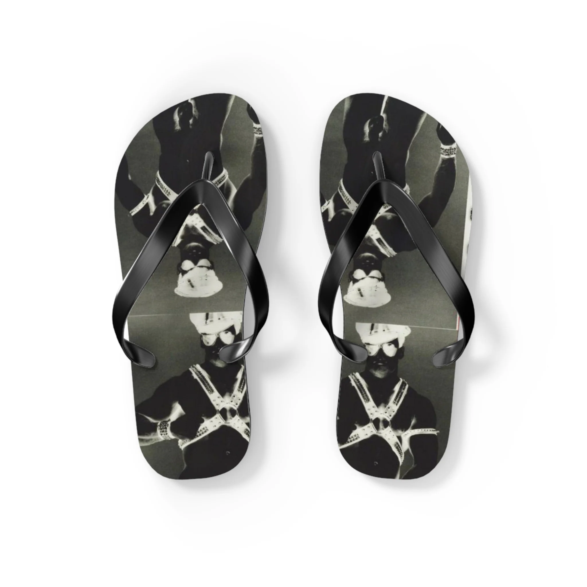 90S VINTAGE GAY PORN TRANSPARENCY Flip Flops - Image 9
