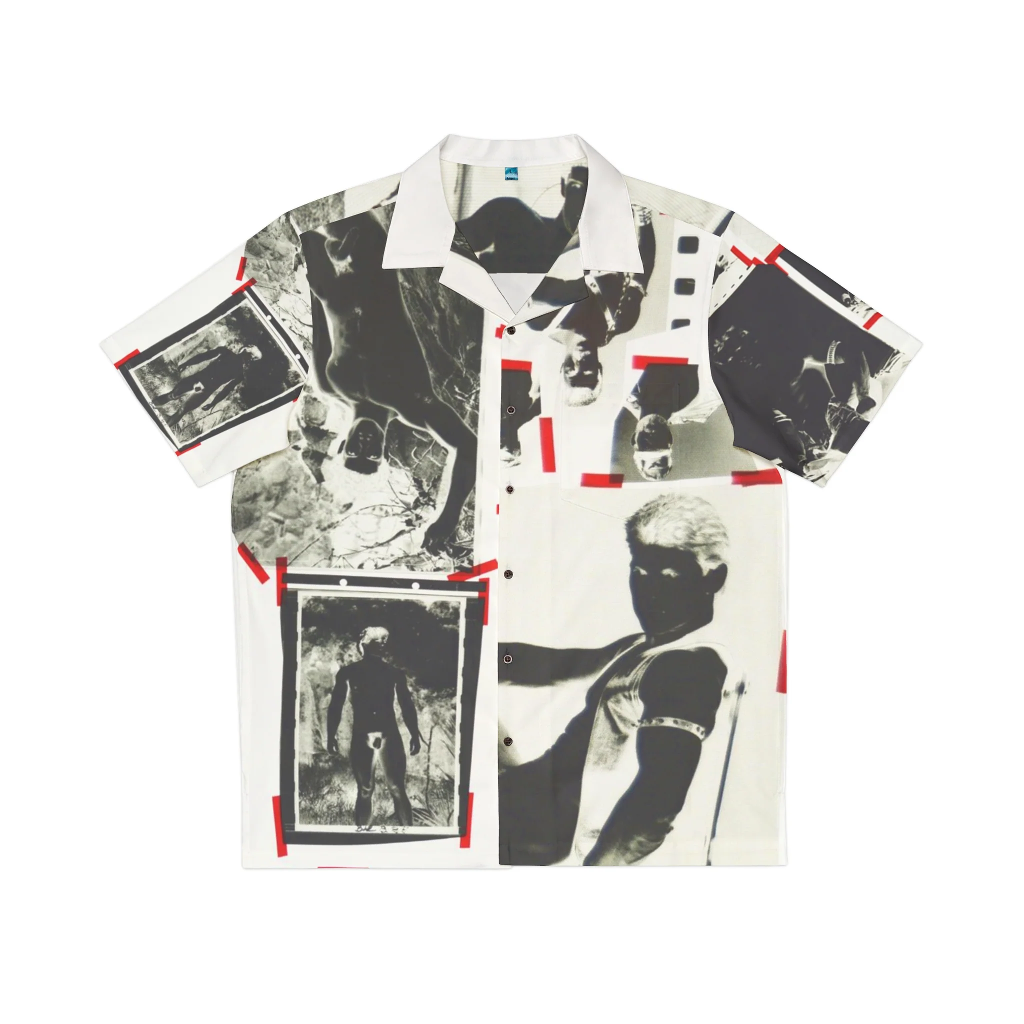 90S VINTAGE GAY PORN TRANSPARENCY Hawaiian Shirt - Image 3