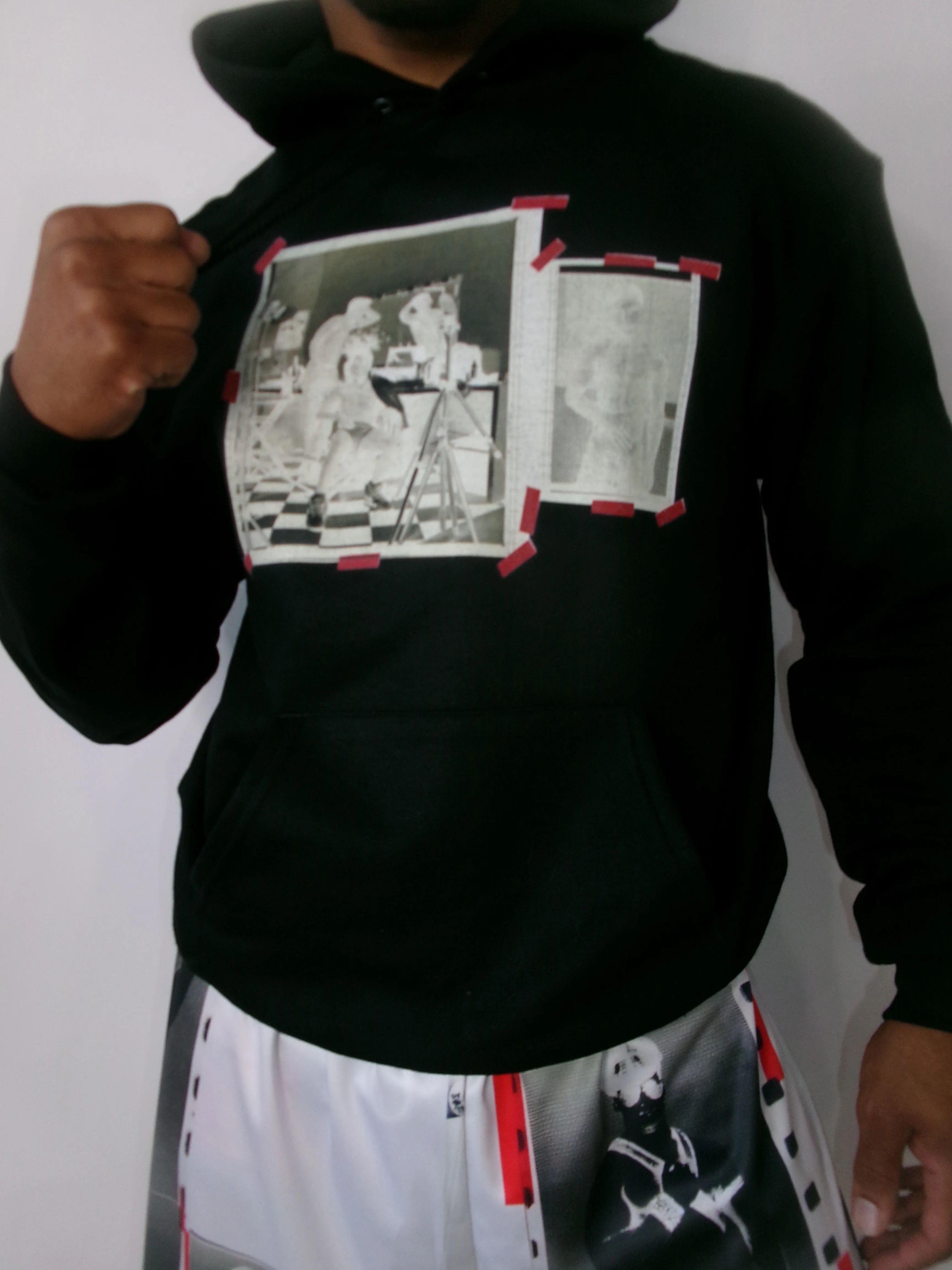 90S VINTAGE GAY PORN TRANSPARENCY HOODIE #2 - Image 2