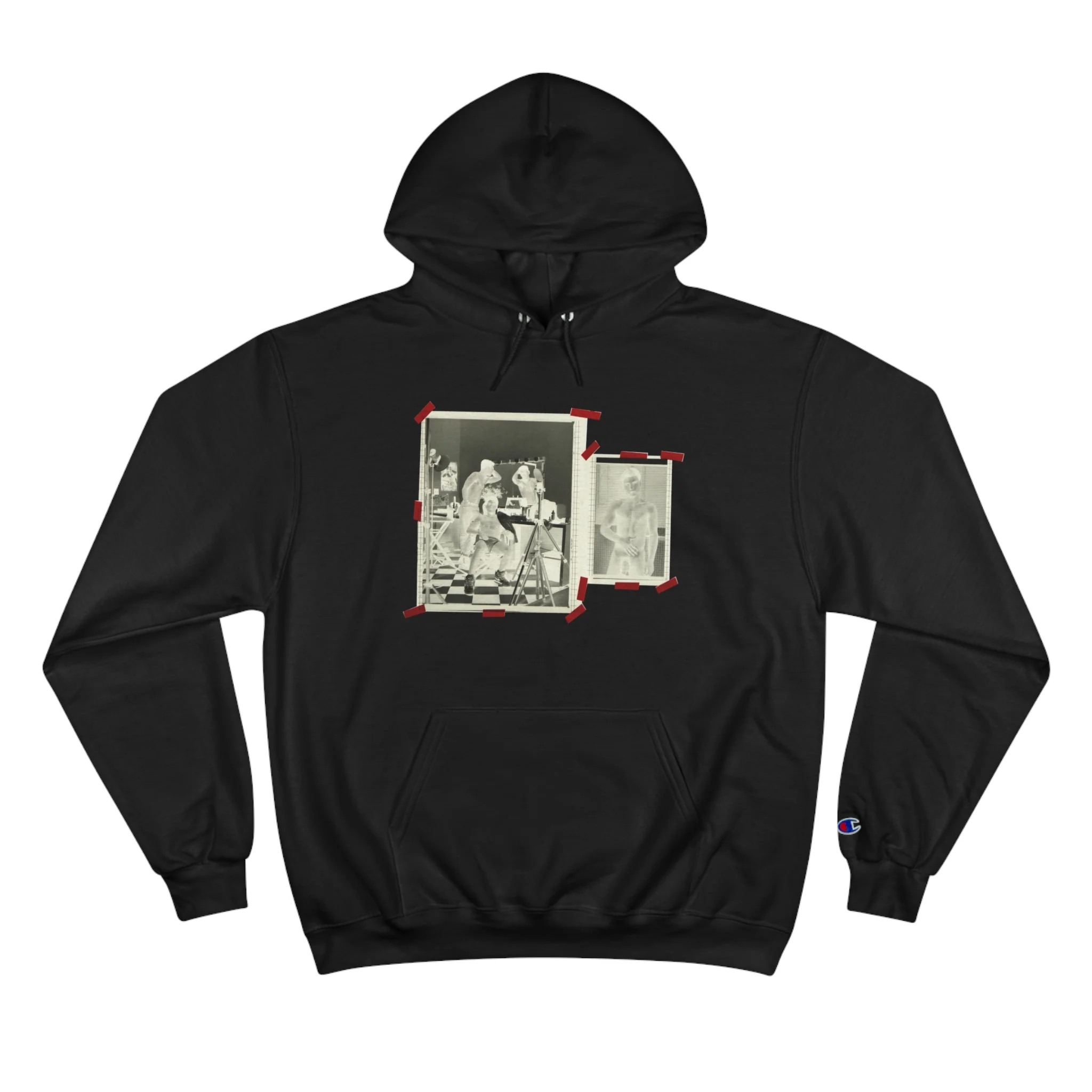 90S VINTAGE GAY PORN TRANSPARENCY HOODIE #2 - Image 4