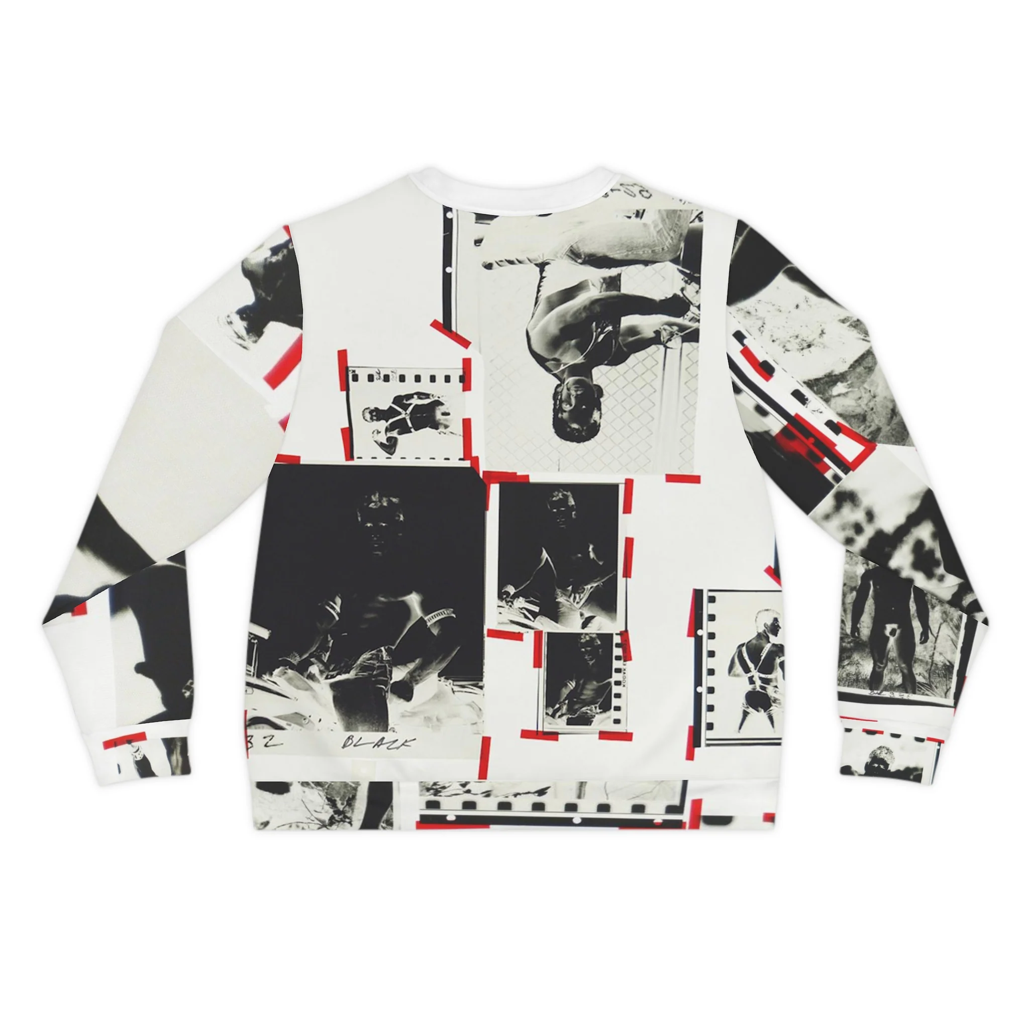 90S VINTAGE GAY PORN TRANSPARENCY Lightweight Sweatshirt - Image 2