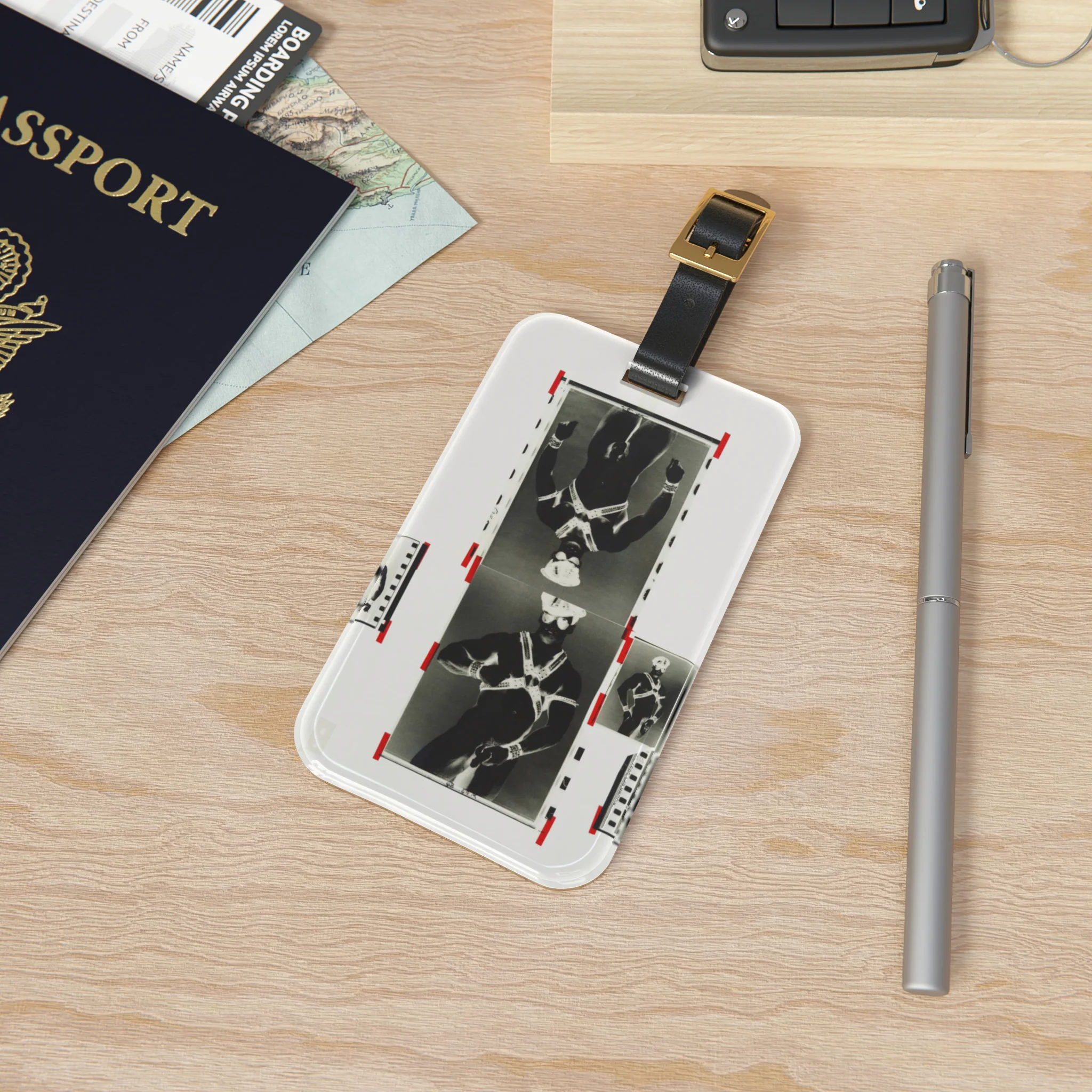 90S VINTAGE GAY PORN TRANSPARENCY Luggage Tag - Image 5
