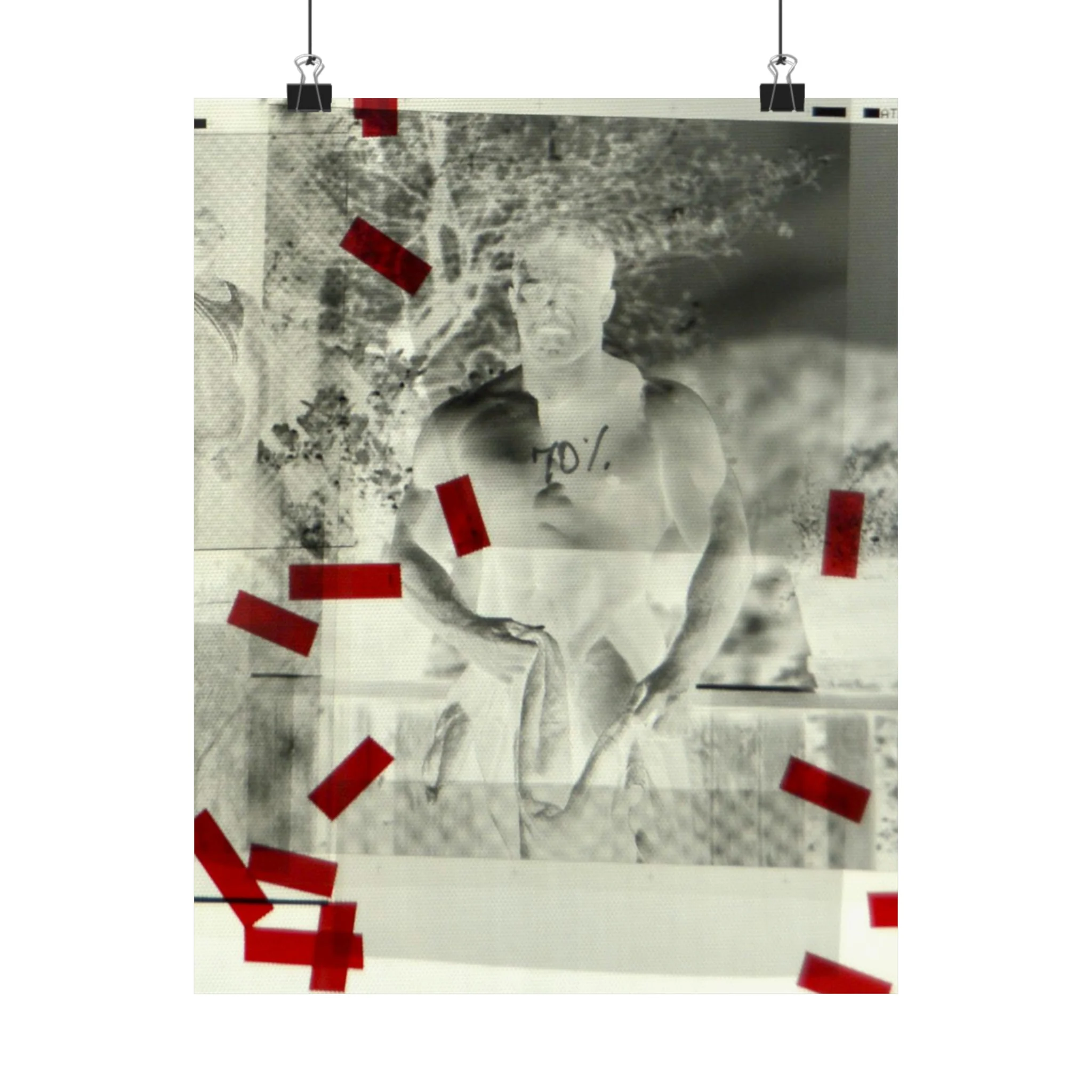 90S VINTAGE GAY PORN TRANSPARENCY Matte Vertical Poster #11 - Image 2