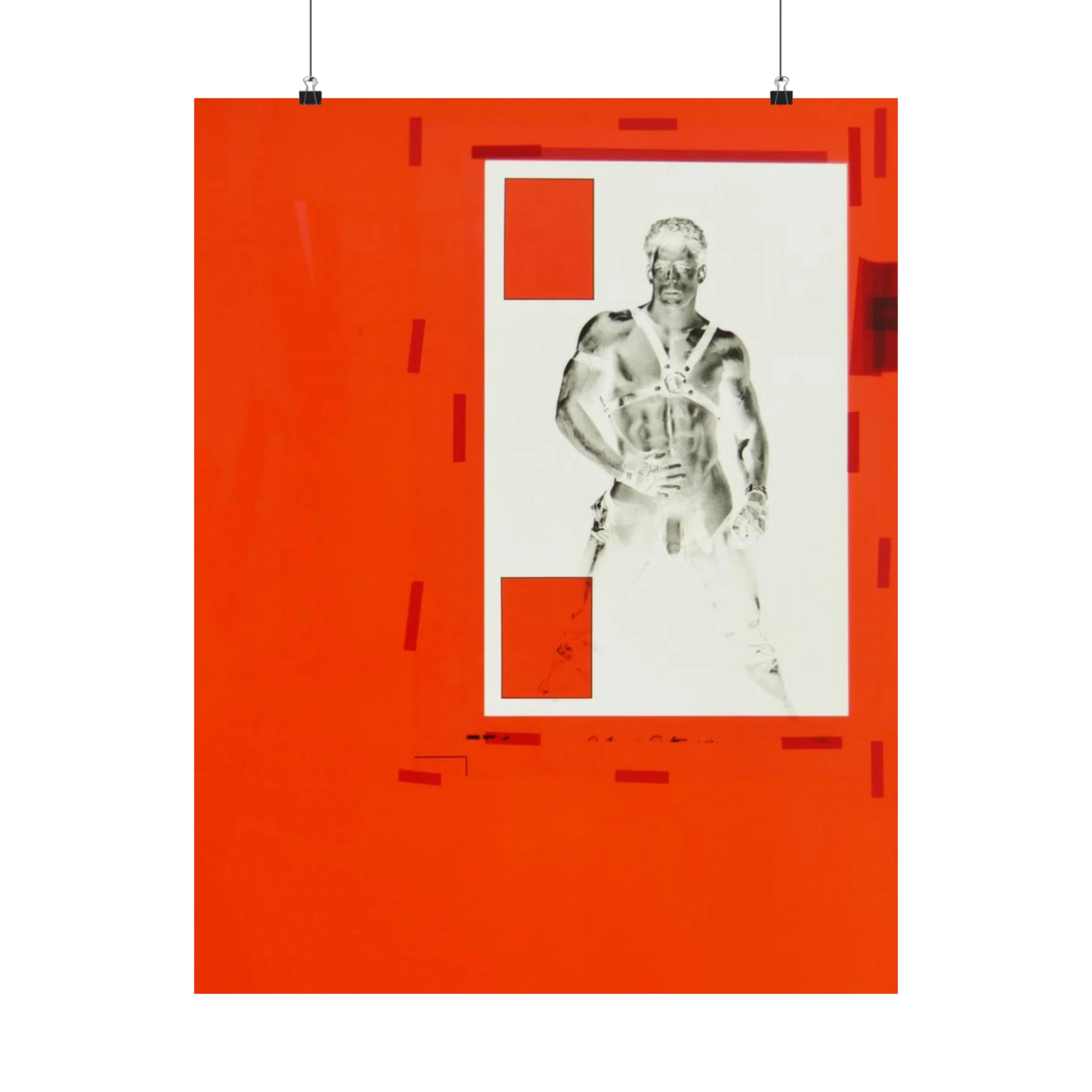 90S VINTAGE GAY PORN TRANSPARENCY Matte Vertical Poster #14 - Image 4