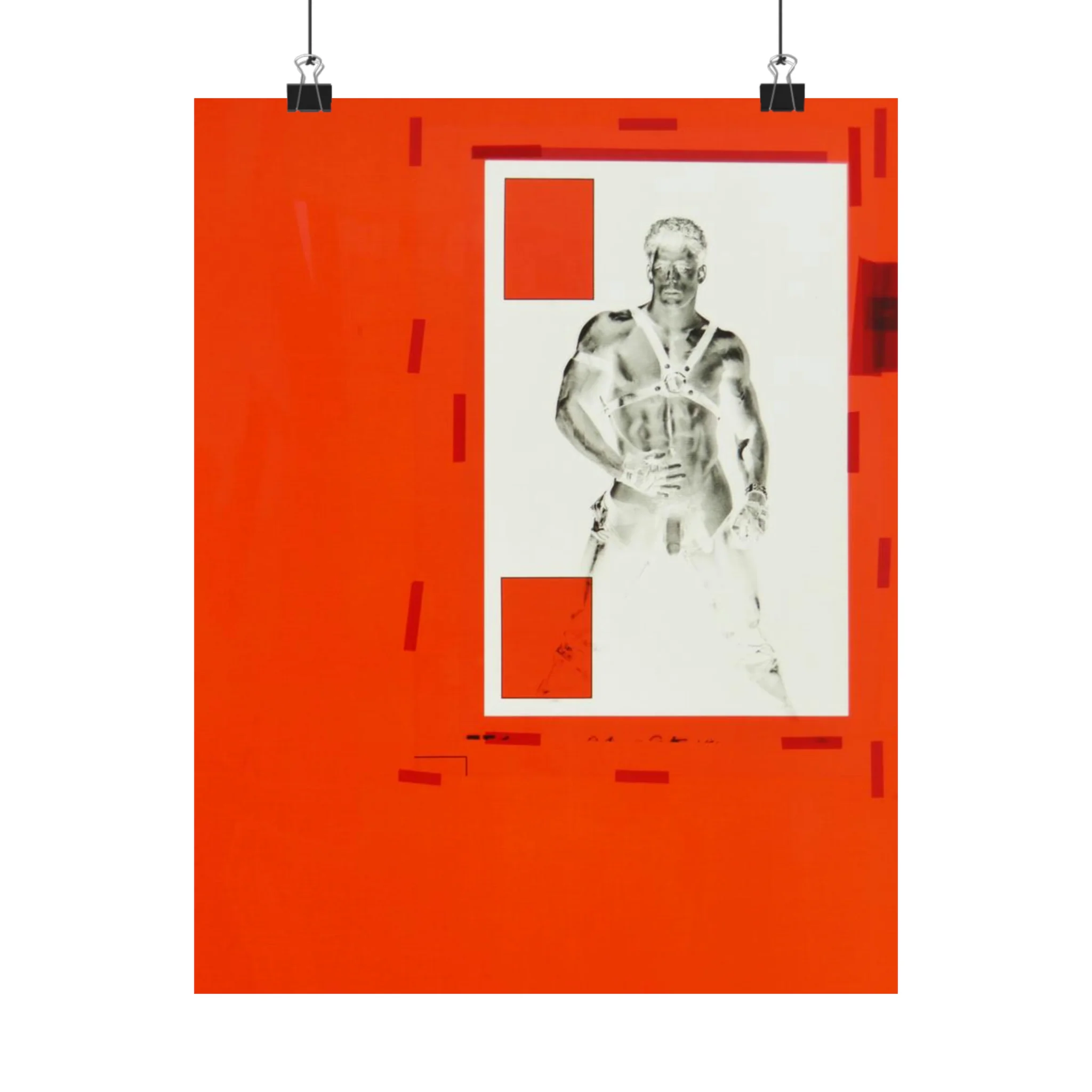 90S VINTAGE GAY PORN TRANSPARENCY Matte Vertical Poster #14 - Image 8