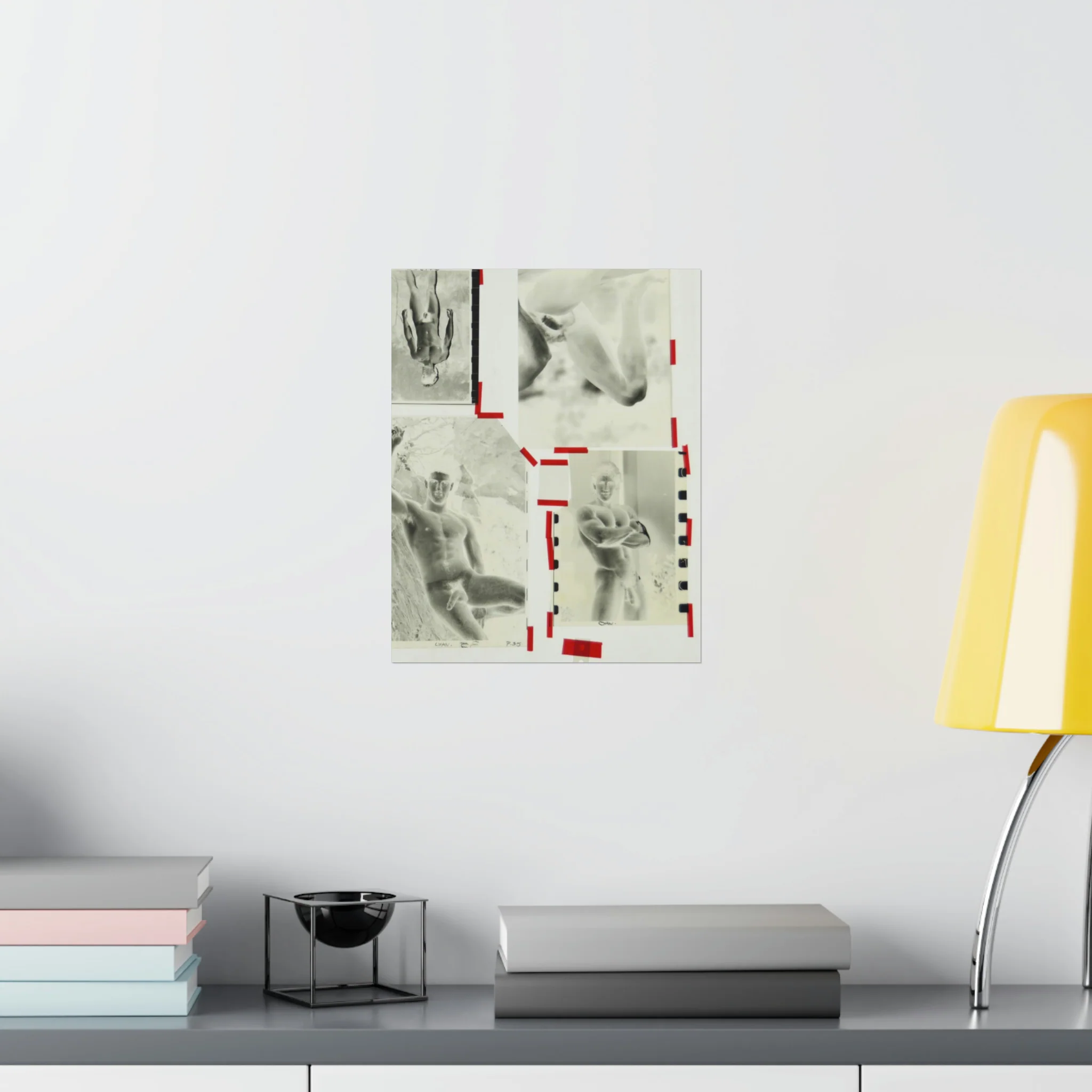 90S VINTAGE GAY PORN TRANSPARENCY Matte Vertical Poster #13 - Image 2