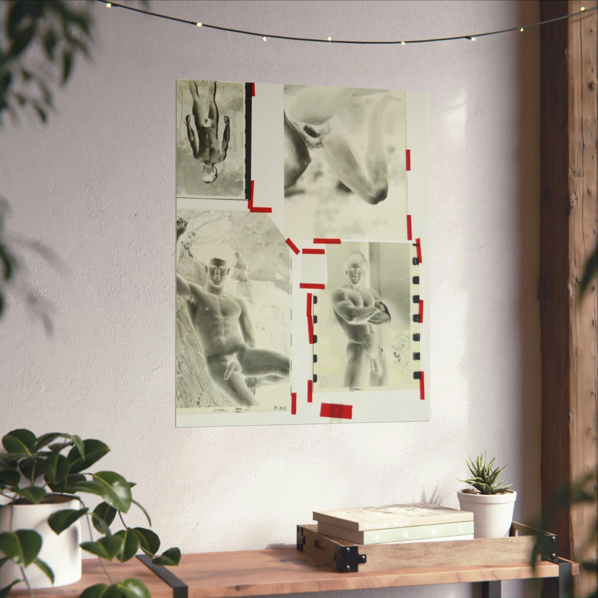 90S VINTAGE GAY PORN TRANSPARENCY Matte Vertical Poster #13 - Image 7