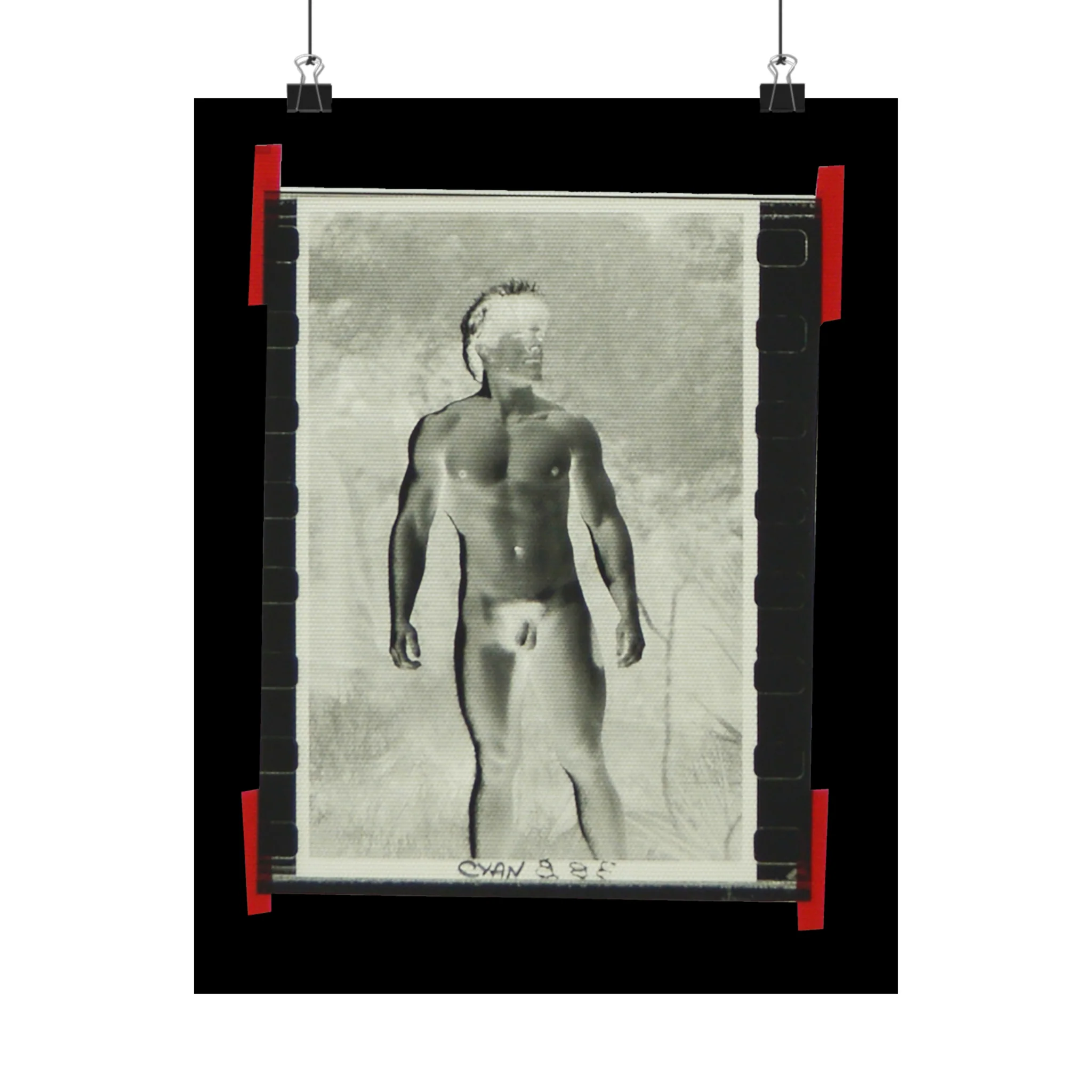90S VINTAGE GAY PORN TRANSPARENCY Matte Vertical Poster #18 - Image 2