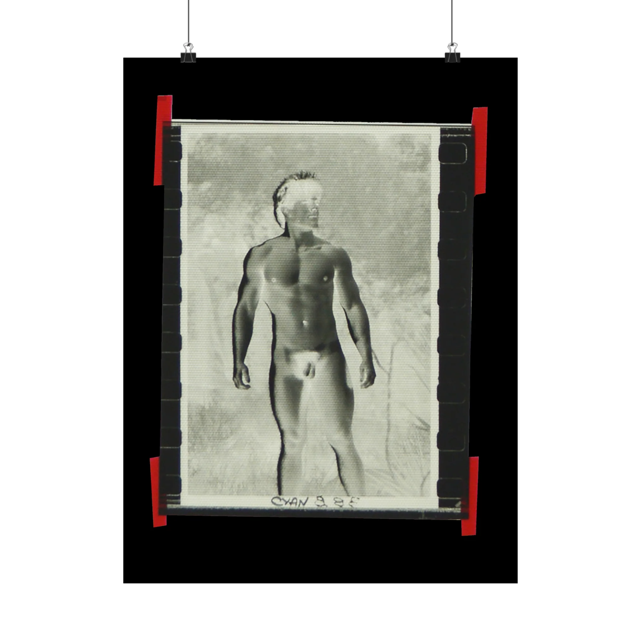 90S VINTAGE GAY PORN TRANSPARENCY Matte Vertical Poster #18 - Image 3