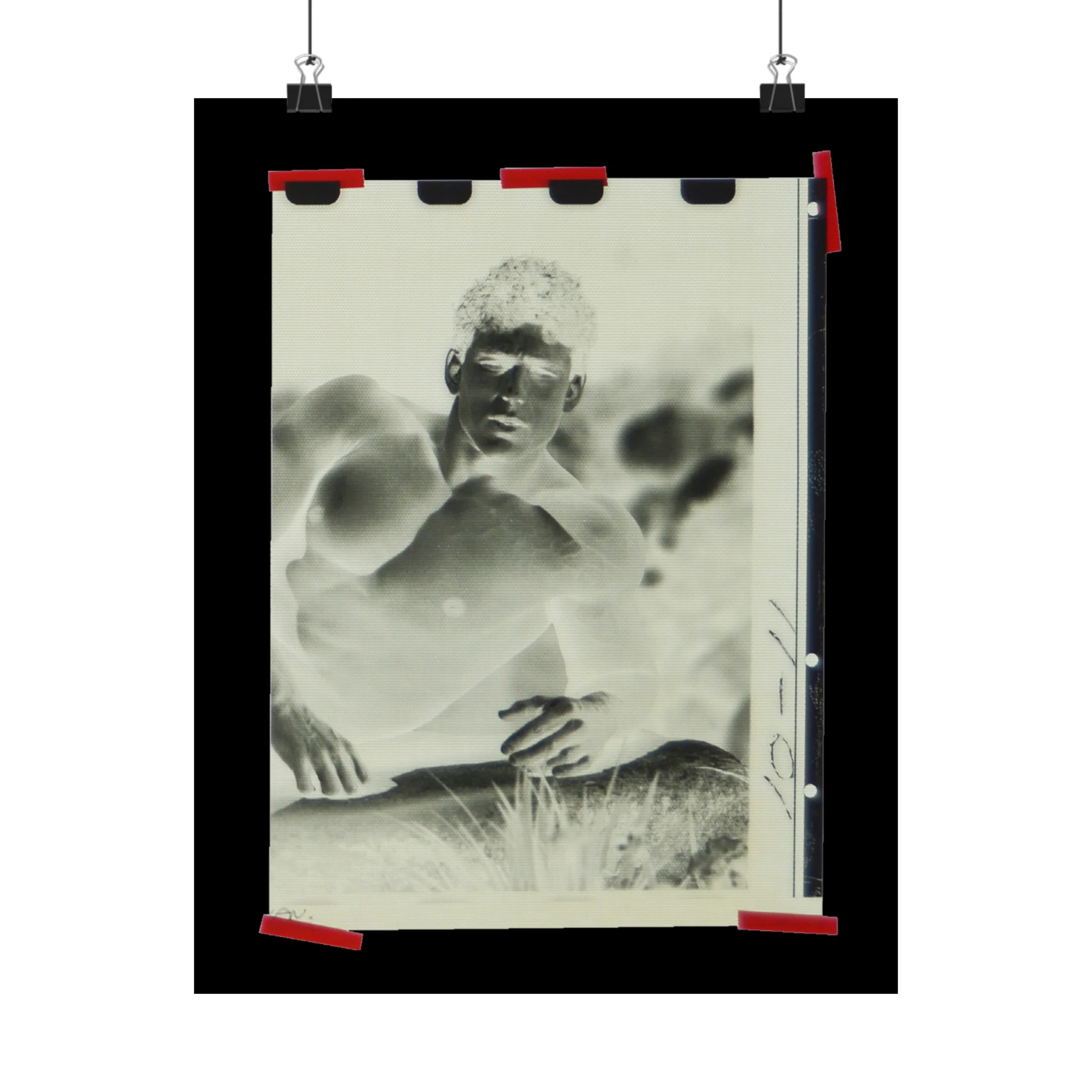90S VINTAGE GAY PORN TRANSPARENCY Matte Vertical Poster #19 - Image 2