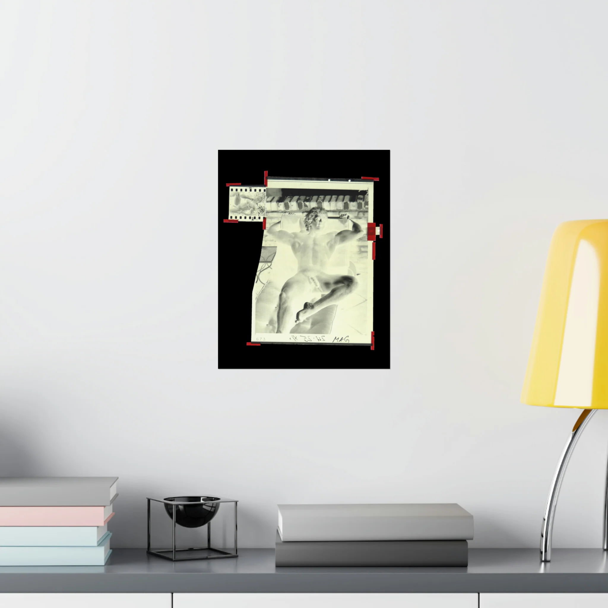 90S VINTAGE GAY PORN TRANSPARENCY Matte Vertical Poster #21 - Image 11