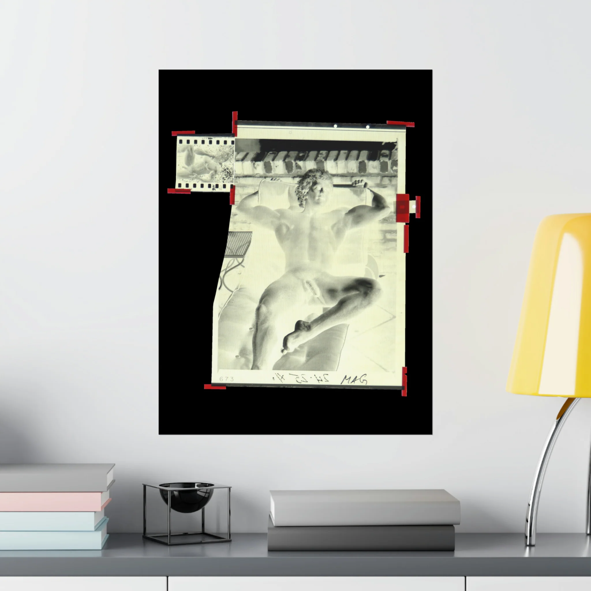 90S VINTAGE GAY PORN TRANSPARENCY Matte Vertical Poster #21 - Image 15