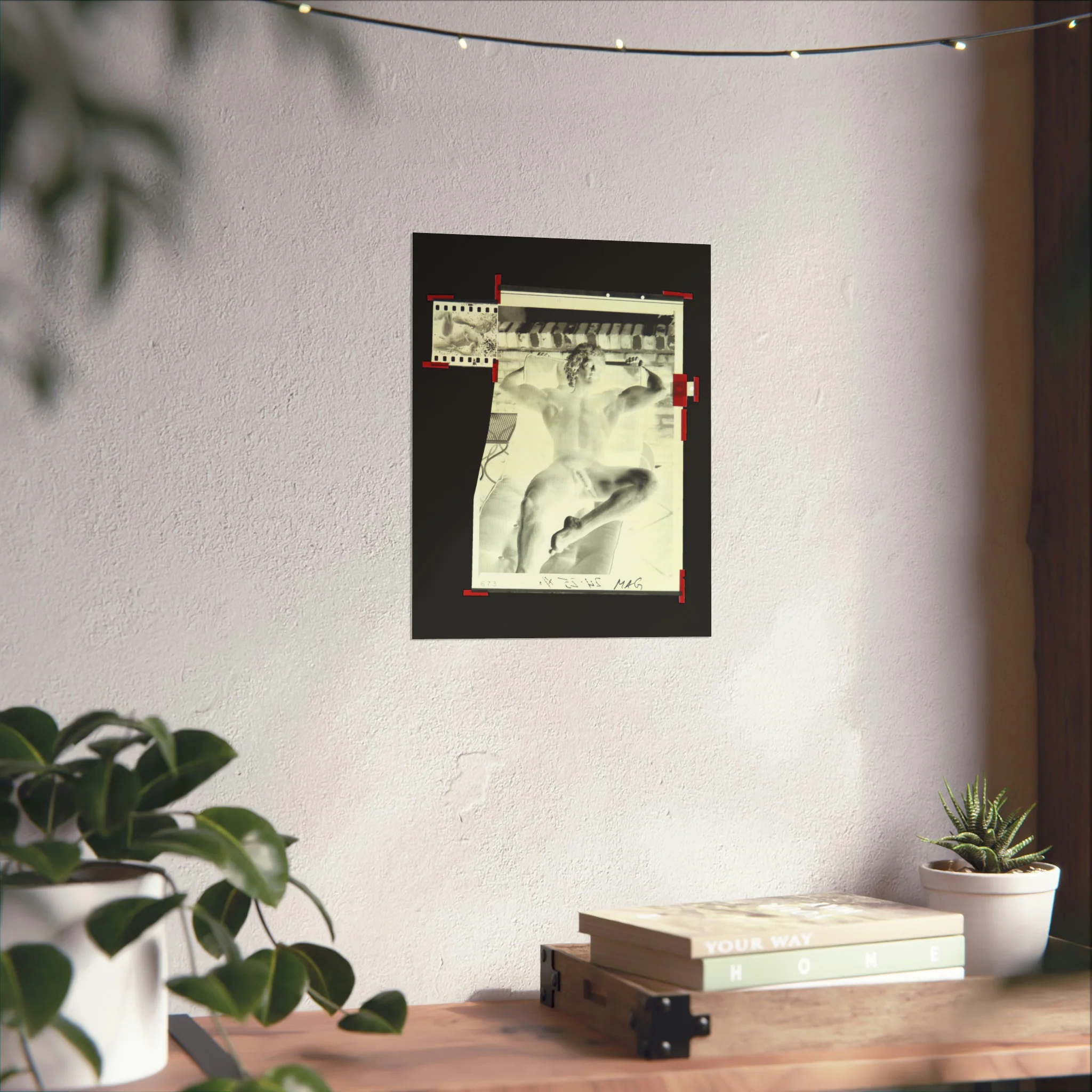90S VINTAGE GAY PORN TRANSPARENCY Matte Vertical Poster #21 - Image 2