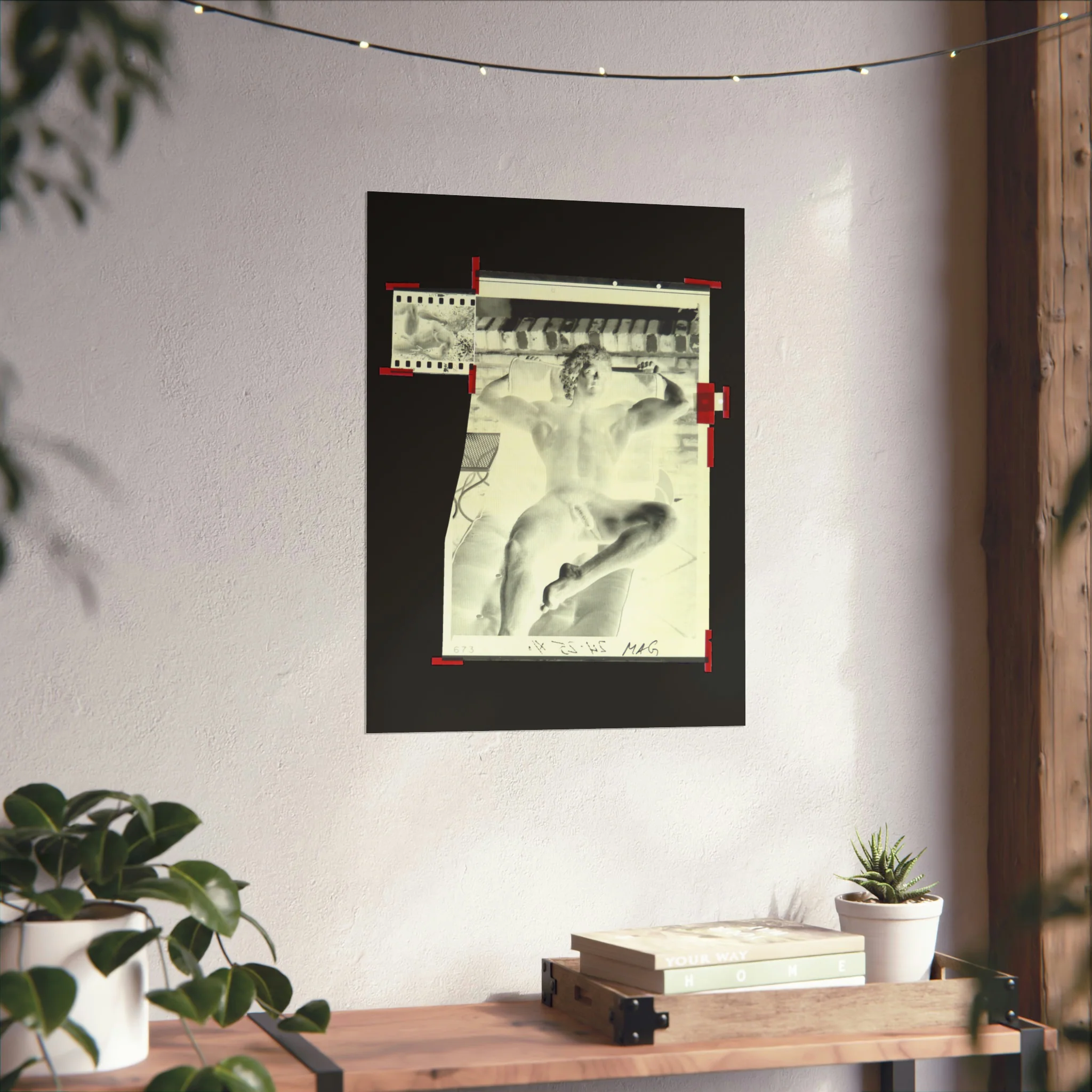 90S VINTAGE GAY PORN TRANSPARENCY Matte Vertical Poster #21 - Image 3