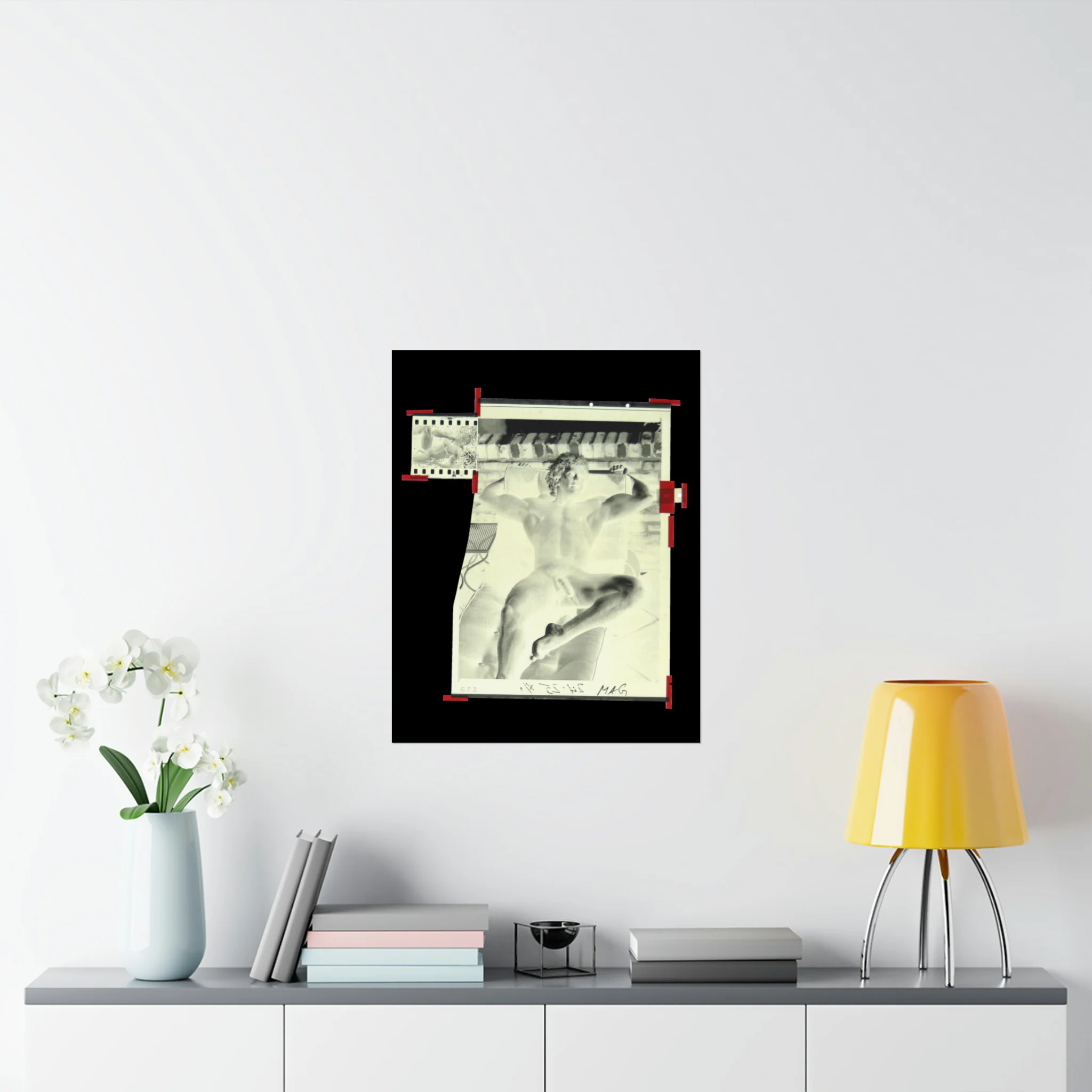 90S VINTAGE GAY PORN TRANSPARENCY Matte Vertical Poster #21 - Image 7