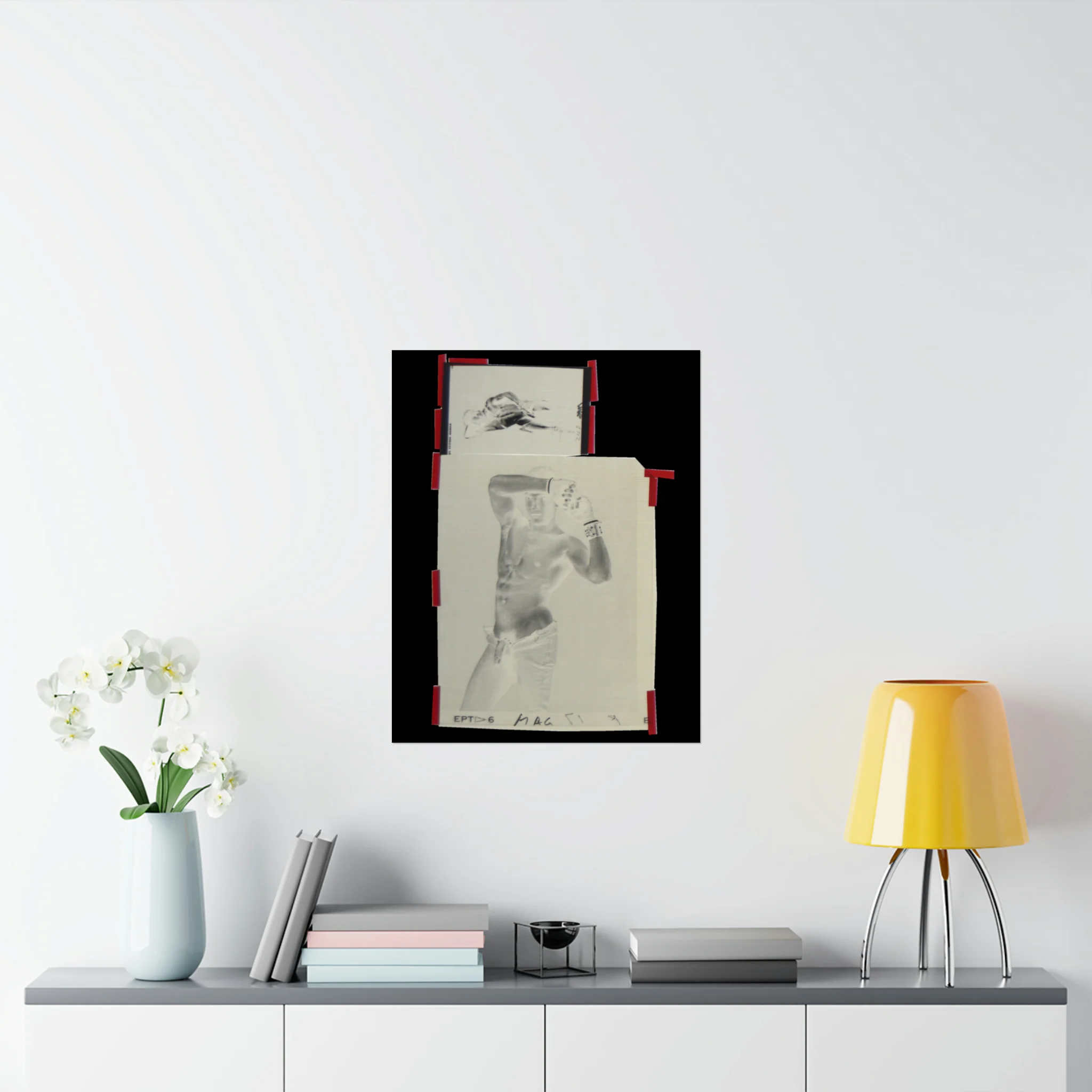 90S VINTAGE GAY PORN TRANSPARENCY Matte Vertical Poster #5 - Image 3